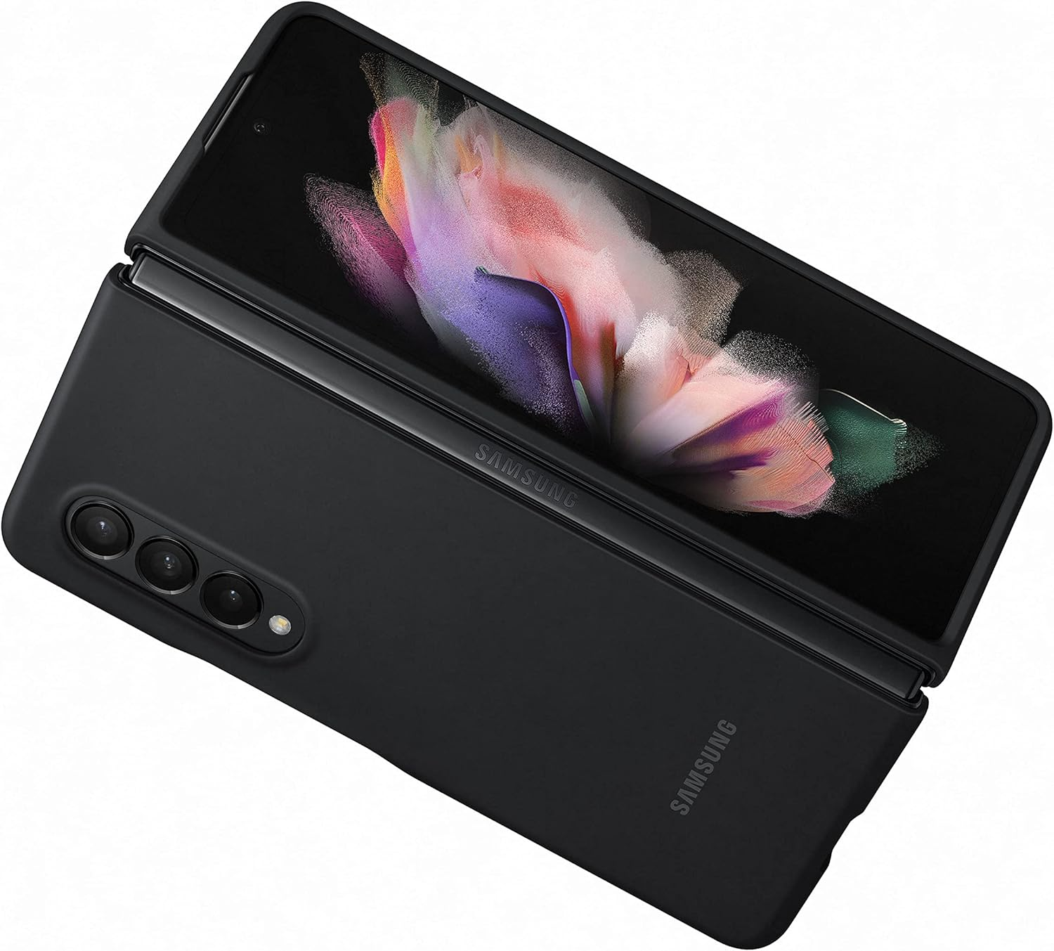 Samsung Galaxy Z Fold3 Silicone Cover, Black image number 6