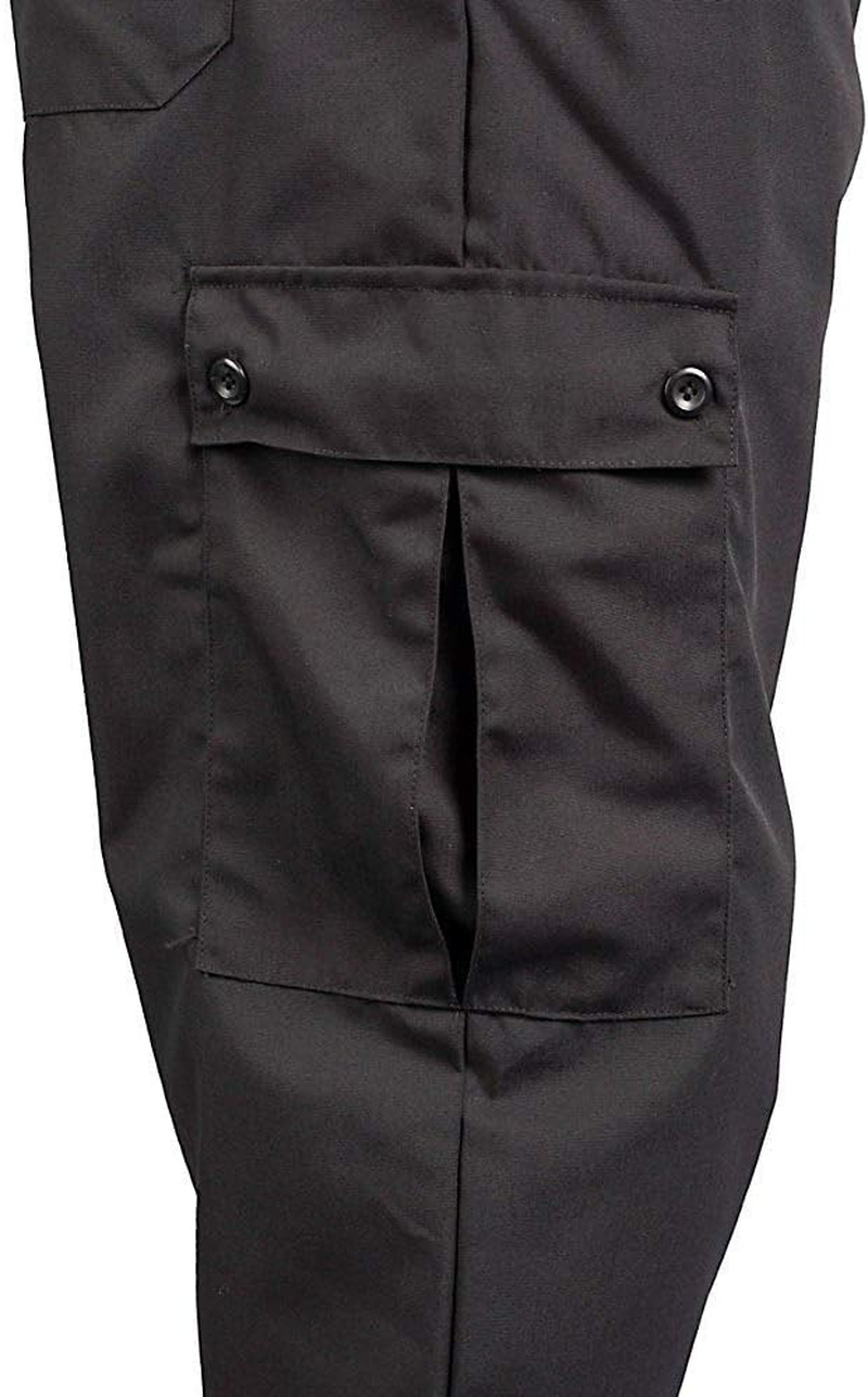 KNG Black Cargo Style Chef Pant image number 3