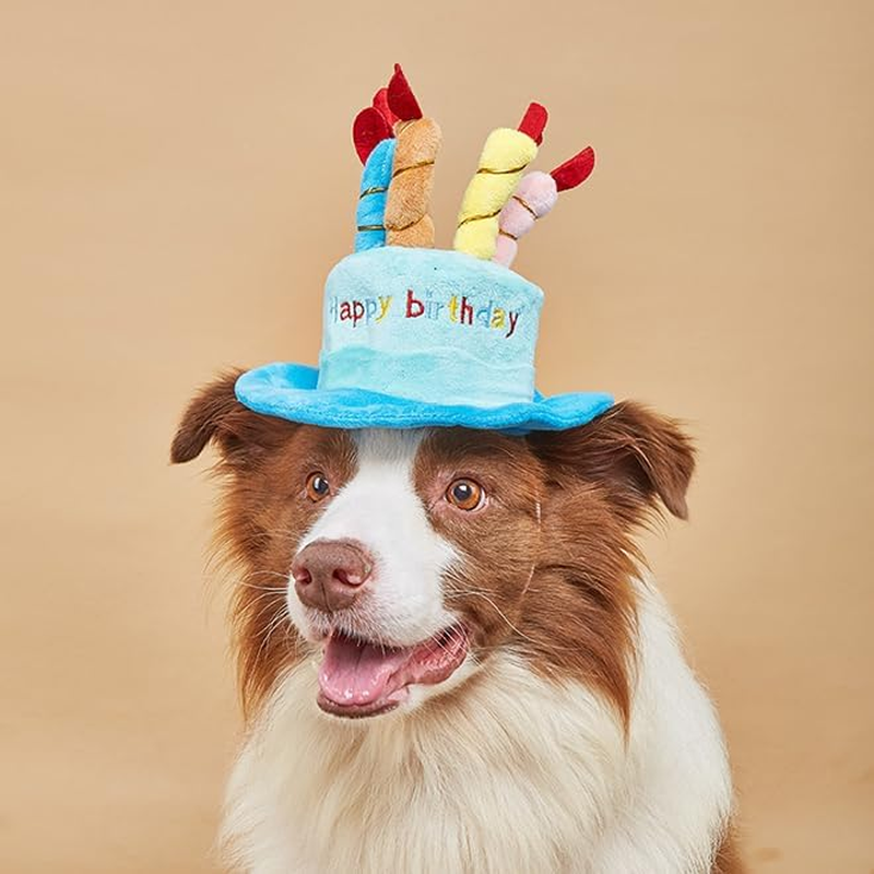 Pet Birthday Hat Plush Gift Cat Dog Cake Hat Party Hat image number 3