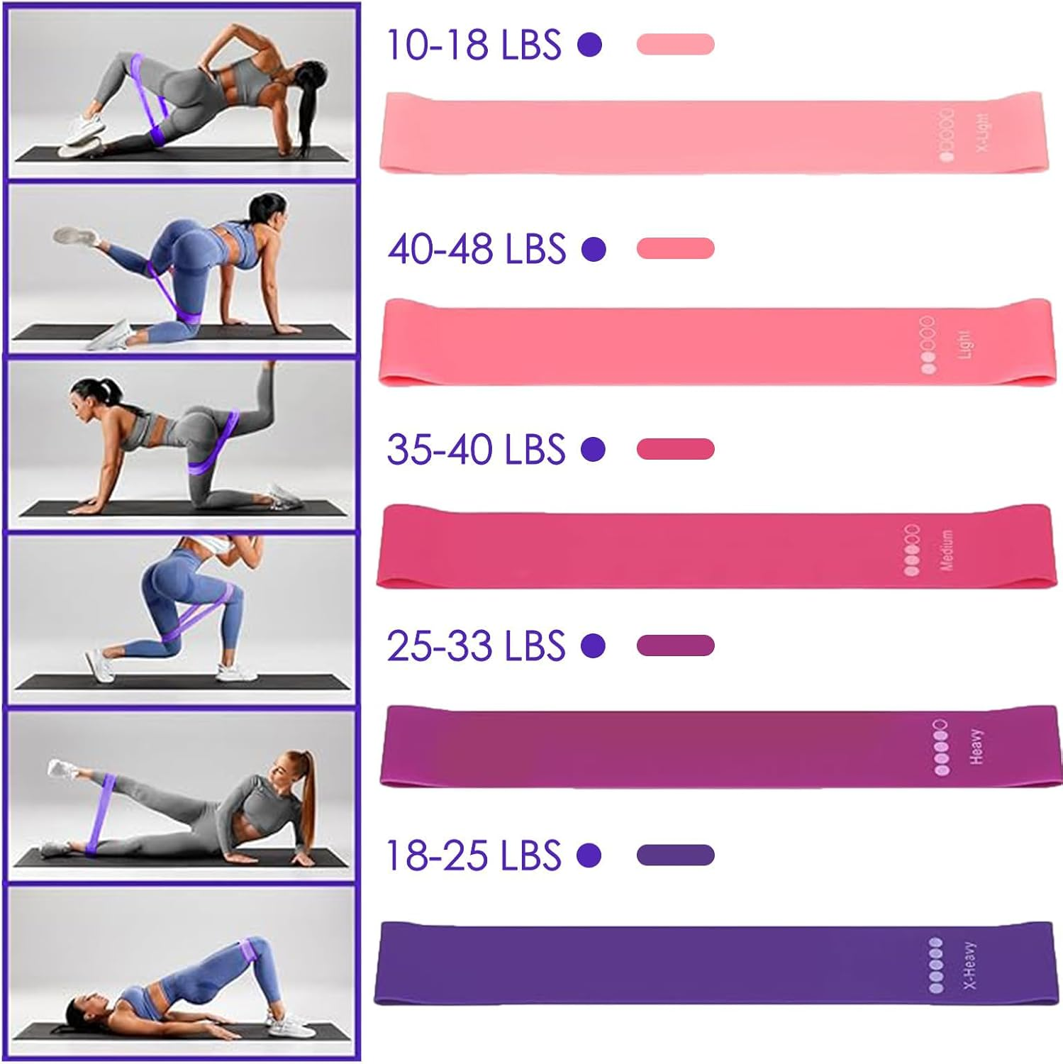 Pilates Essentials Kit for Women, 13 Piece Home Pilates Equipment Set with Ring, Bands & Yoga Ball, Beginner Friendly Home Workouts, Yoga Mat Accessories for Fitness & Stretching image number 2