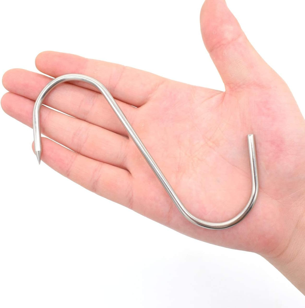 5 Inch Meat Hooks S-Hook Stainless Steel Meat Processing Butcher Hook Pot Hooks image number 6