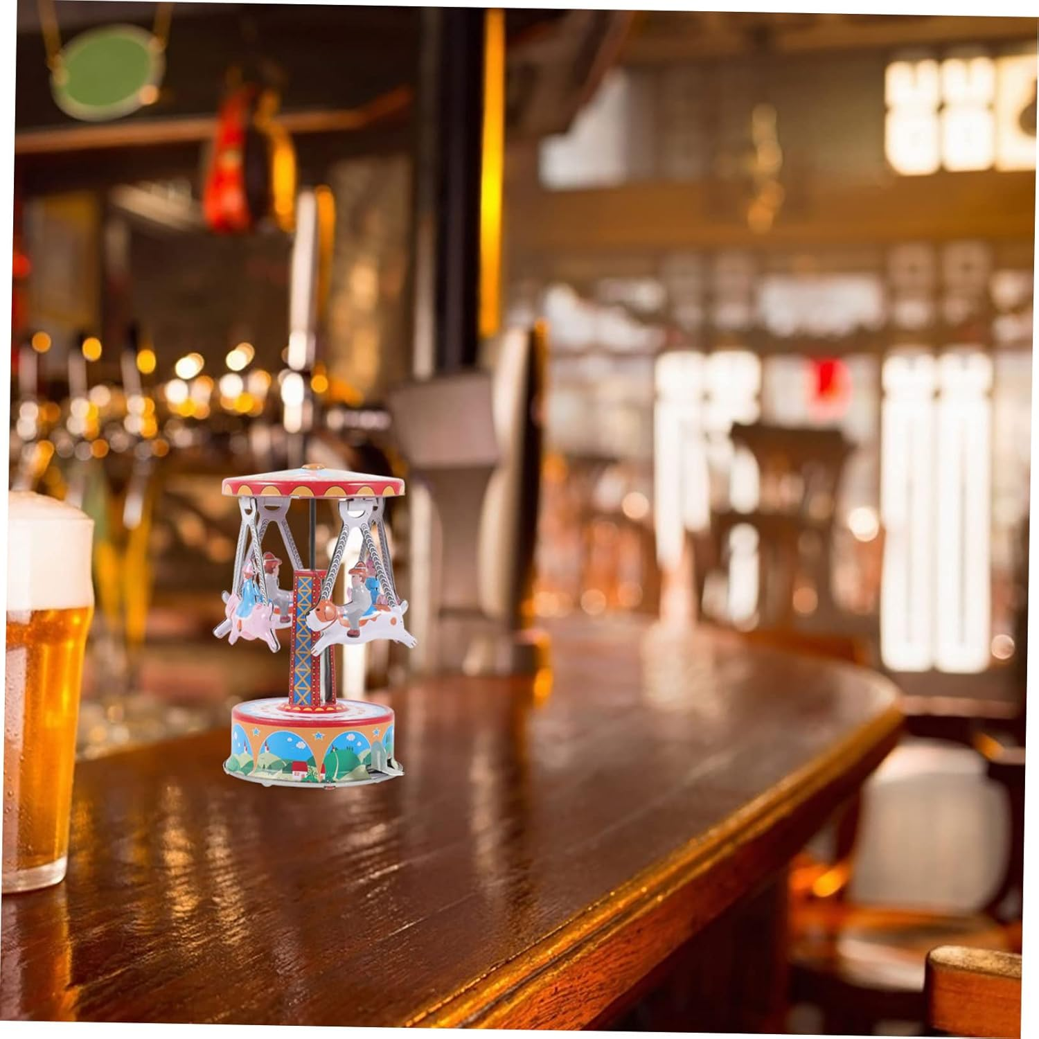 CIYODO Retro Vintage Tin Toy Windup Creative Educational Toys for Boys and Girls No Battery Needed for Birthday Party Decorations image number 2