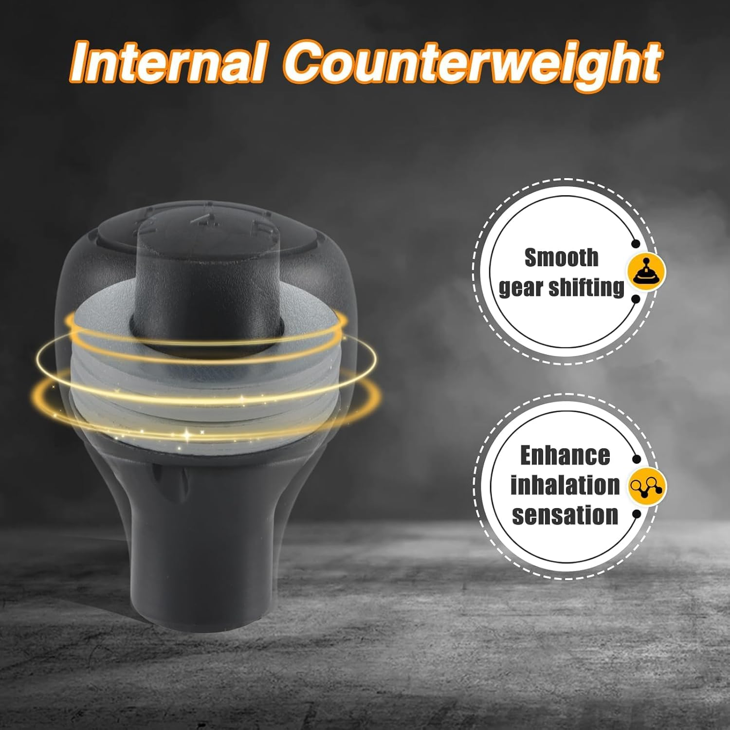 FUSCH 5 Speed Manual Transmission Shift Knob Automotive Replacement Parts Compatible with Ford Ranger F-150 F-250 F-350 Super Duty Bronco Explorer Aerostar E-150 E-250 E-350 Replace#5L5Z-7213-Aa image number 3