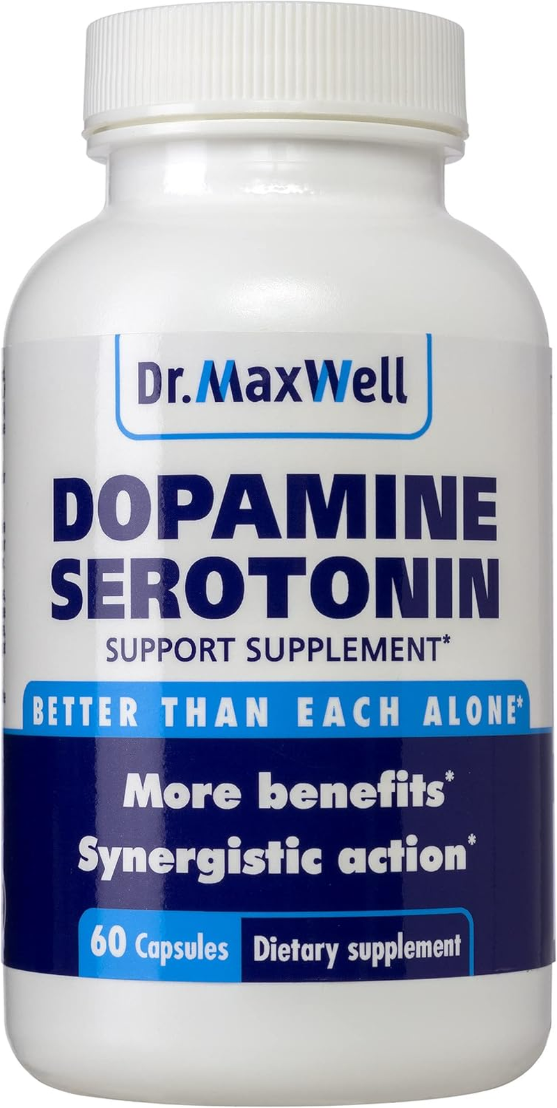 New Serotonin and Dopamine Supplements, Better than Dopamine or Serotonin Only as Increasing Only One of Them Will Lower the Other, Disrupting Their Balance. Mucuna Pruriens, 5-HTP, Magnesium & More image number 1