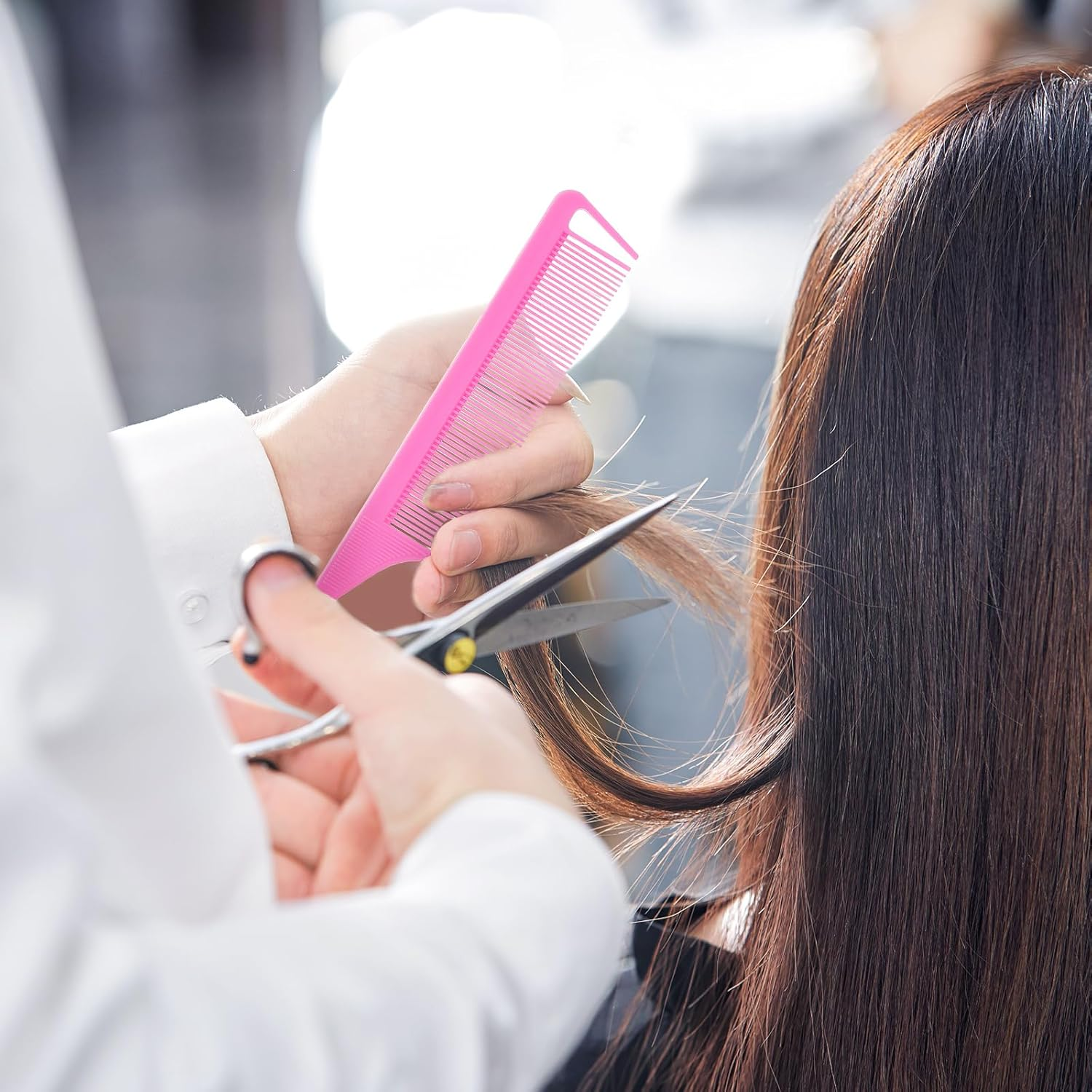 Hongien Sleek Bun Brush Edge Brush Rat Tail Comb Teasing Hair Brush Toupee Brush Baby Hair Suitable Sleek Braid Set for Hairdressers Women Baby Children Pack of 3 image number 3