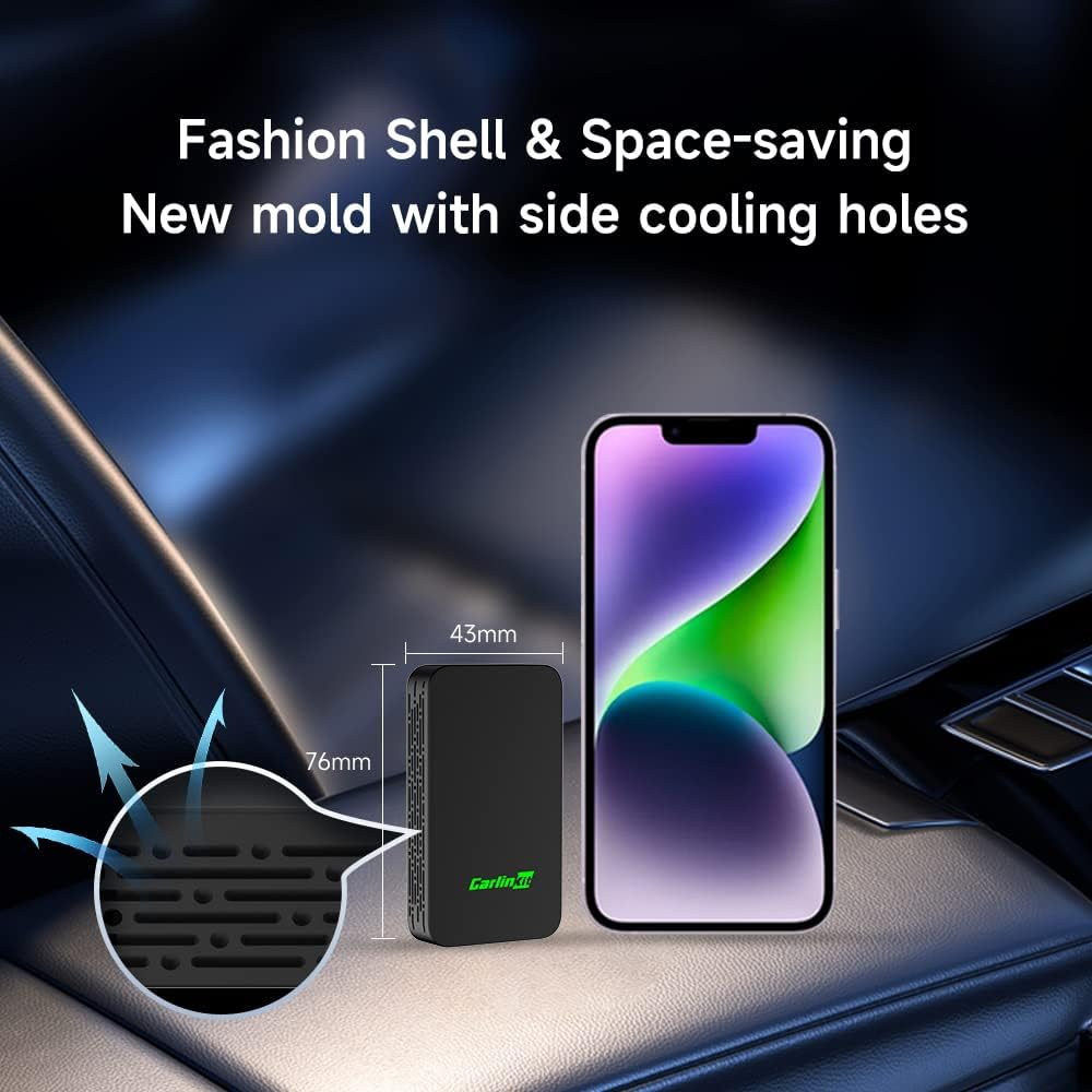 Carlinkit 5.0 2Air, Wireless Adapter for Carplay/Android Auto, Wireless Carplay Dongle, Android Auto Wireless Adapter, Suit for Cars with OEM Wired Carplay&Android Auto, for I-Phone and Android Phone image number 5