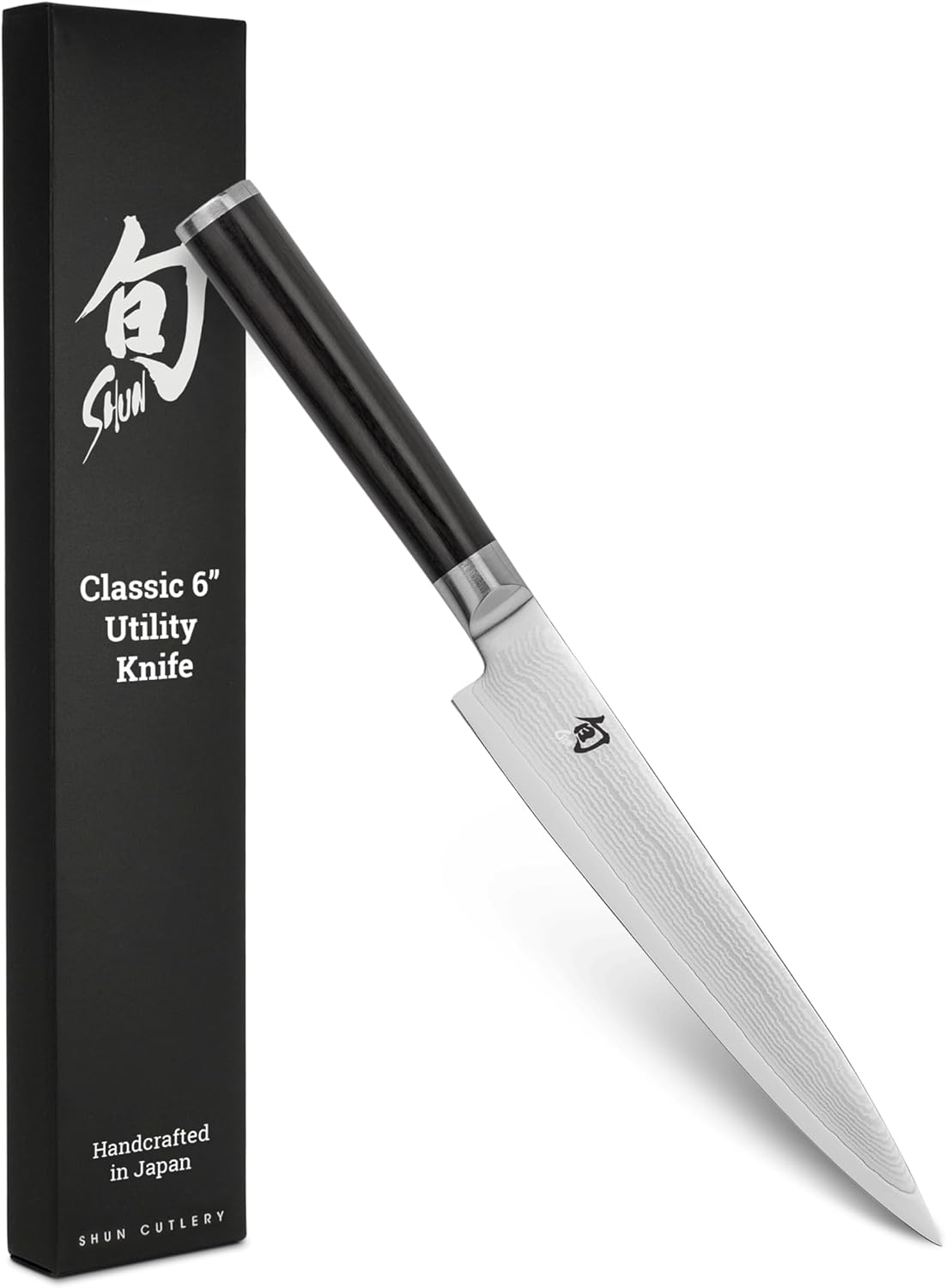 Shun Kai Classic Utility Kitchen Knife 15.2Cm, Stainless Steel, DM0701 image number 2