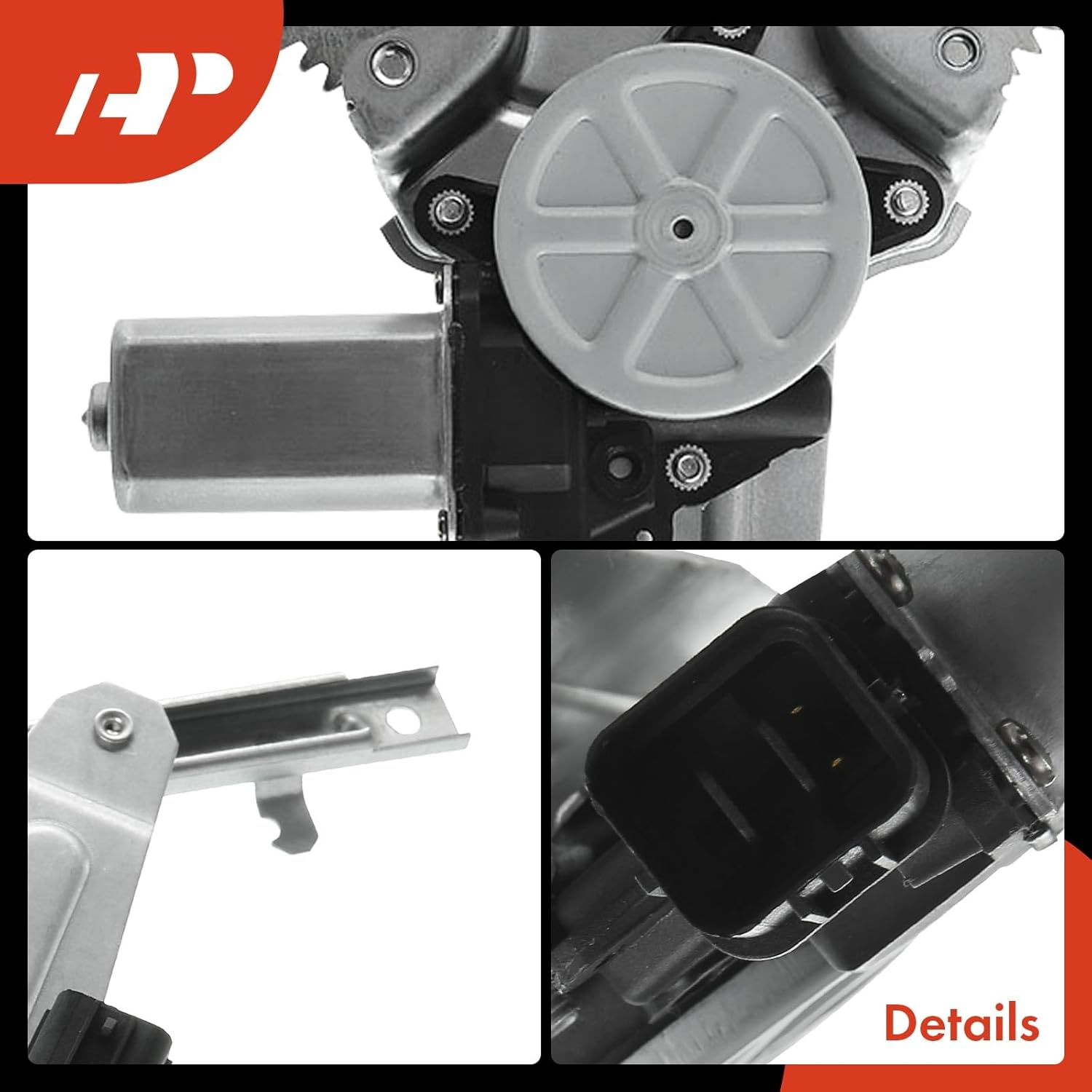 A-Premium Electric Power Window Regulator with Motor Compatible with Mitsubishi Lancer 2008 2009 2010 2011 2012, Rear Left Driver Side, Replace# 5743A065, 5743A108 image number 6