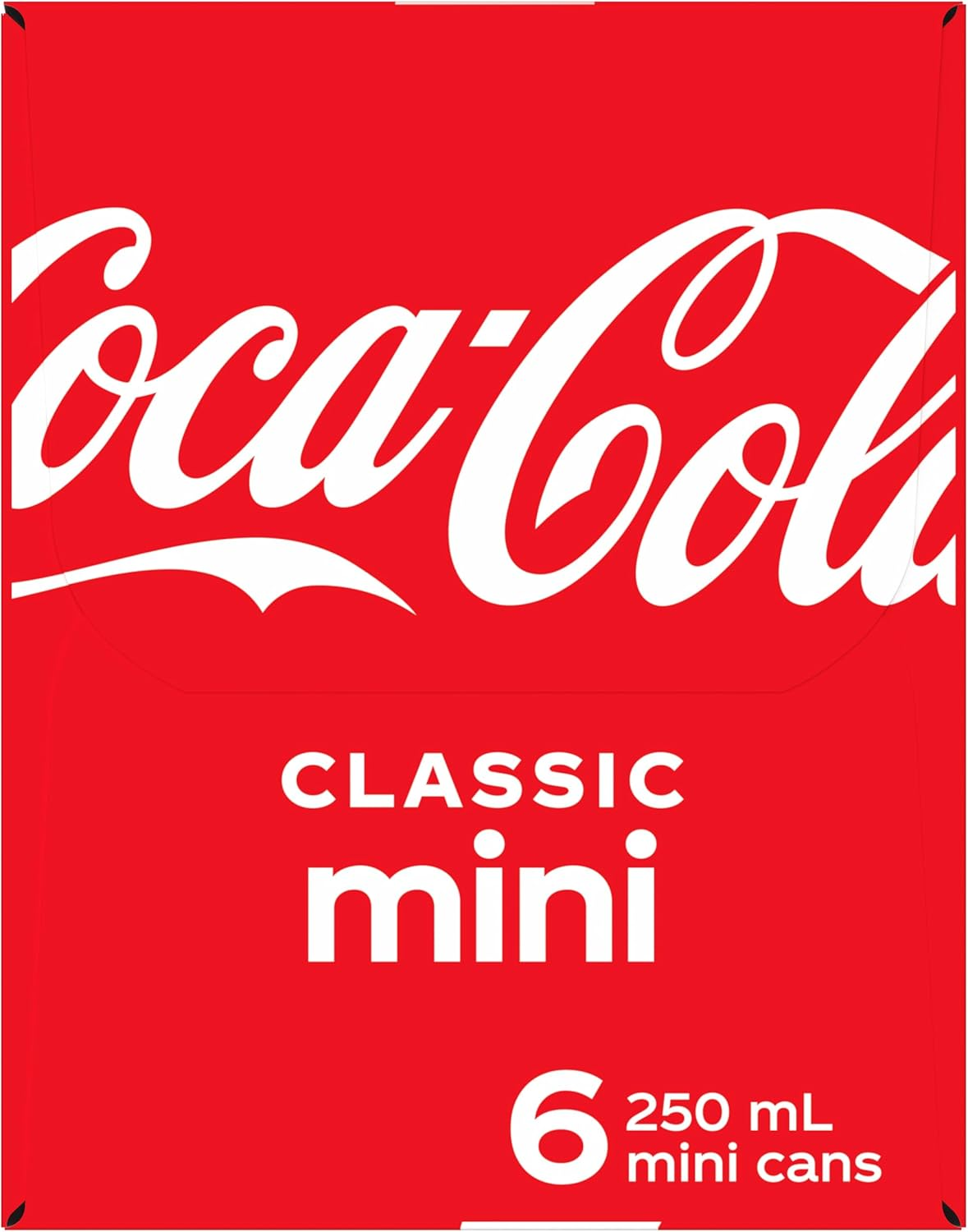Coca-Cola Classic Soft Drink Mini Can Multipack 6 X 250 Ml (Packaging May Vary) image number 1