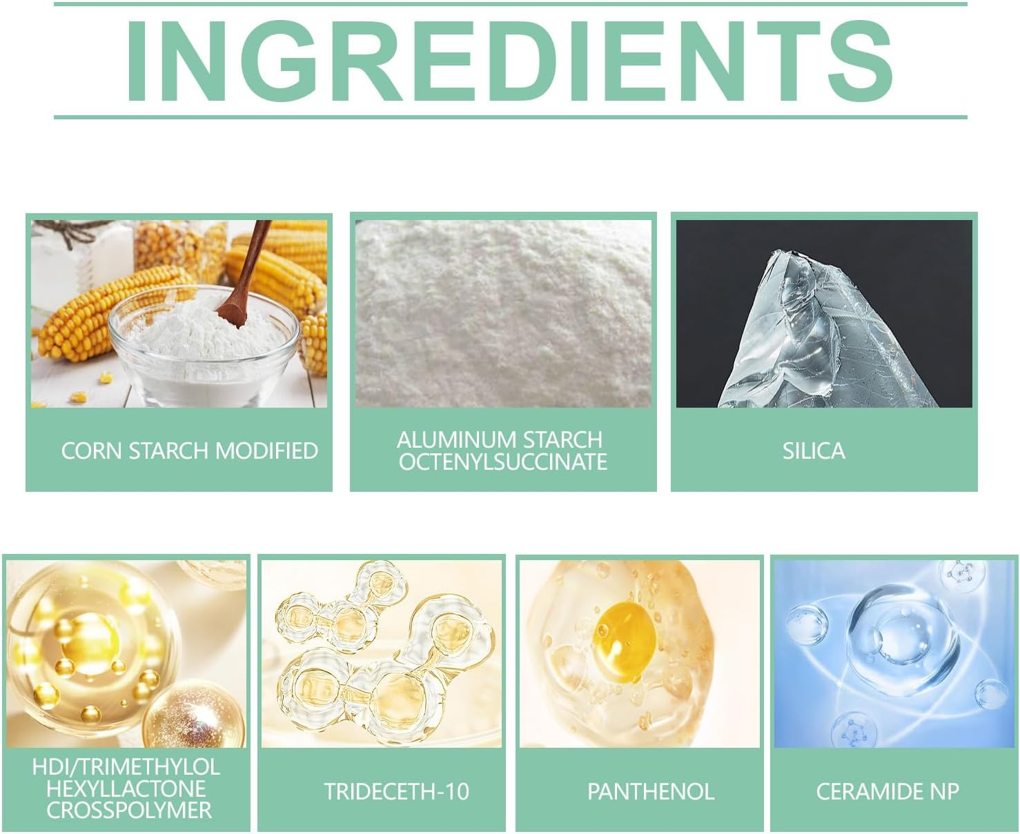 Dry Shampoo Puff, Matte Powder Dry Shampoo Applicator for Men Women Dark Hair (1) image number 3