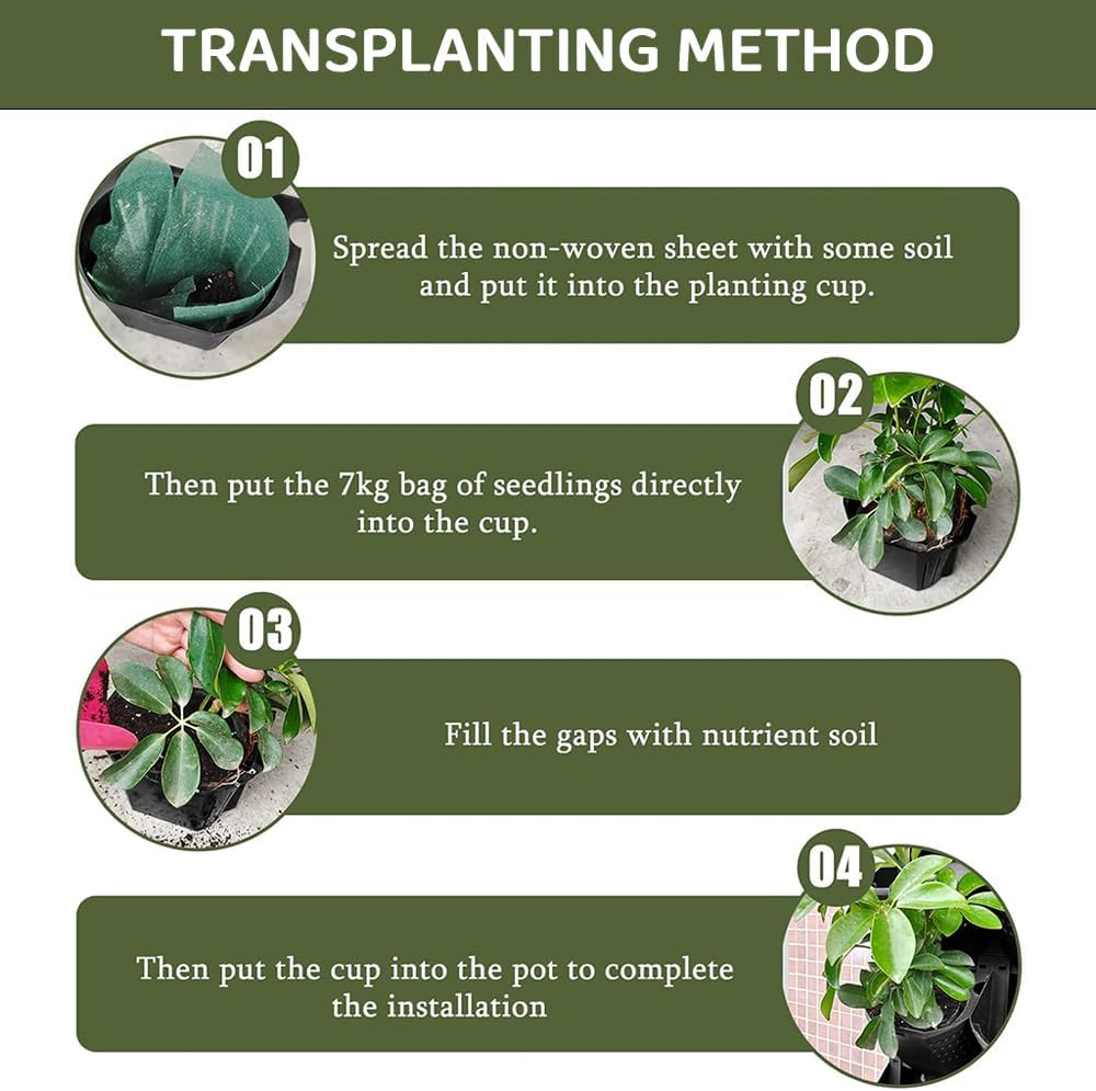 Self-Watering Wall Planters with 3 Pots &ndash; Garden Hanging Planters for Indoor & Outdoor Plants, Wall Mounted Flower Pots for Herbs, Succulents, Vegetables, Home Patio Balcony Decor image number 5