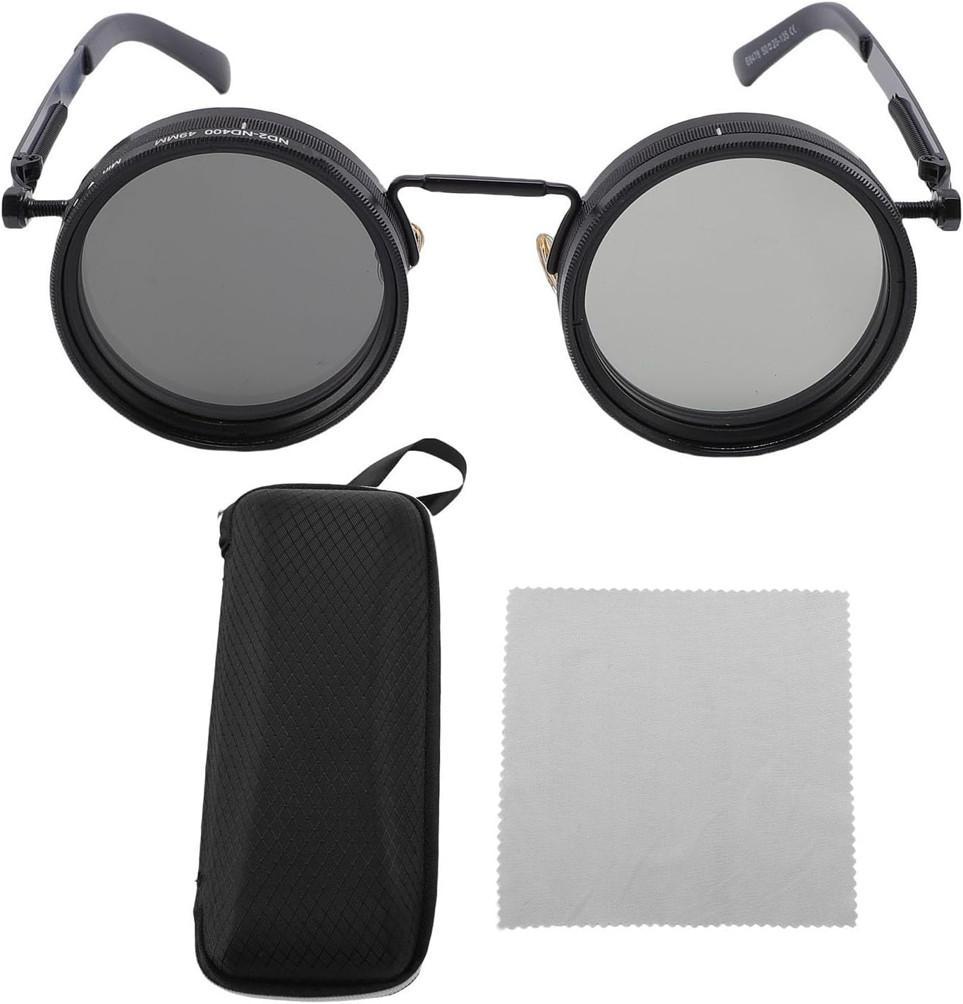 GOWENIC Adjustable round Polarized Fishing Sunglasses 9 Gears ND Filter Outdoor Exploration image number 6