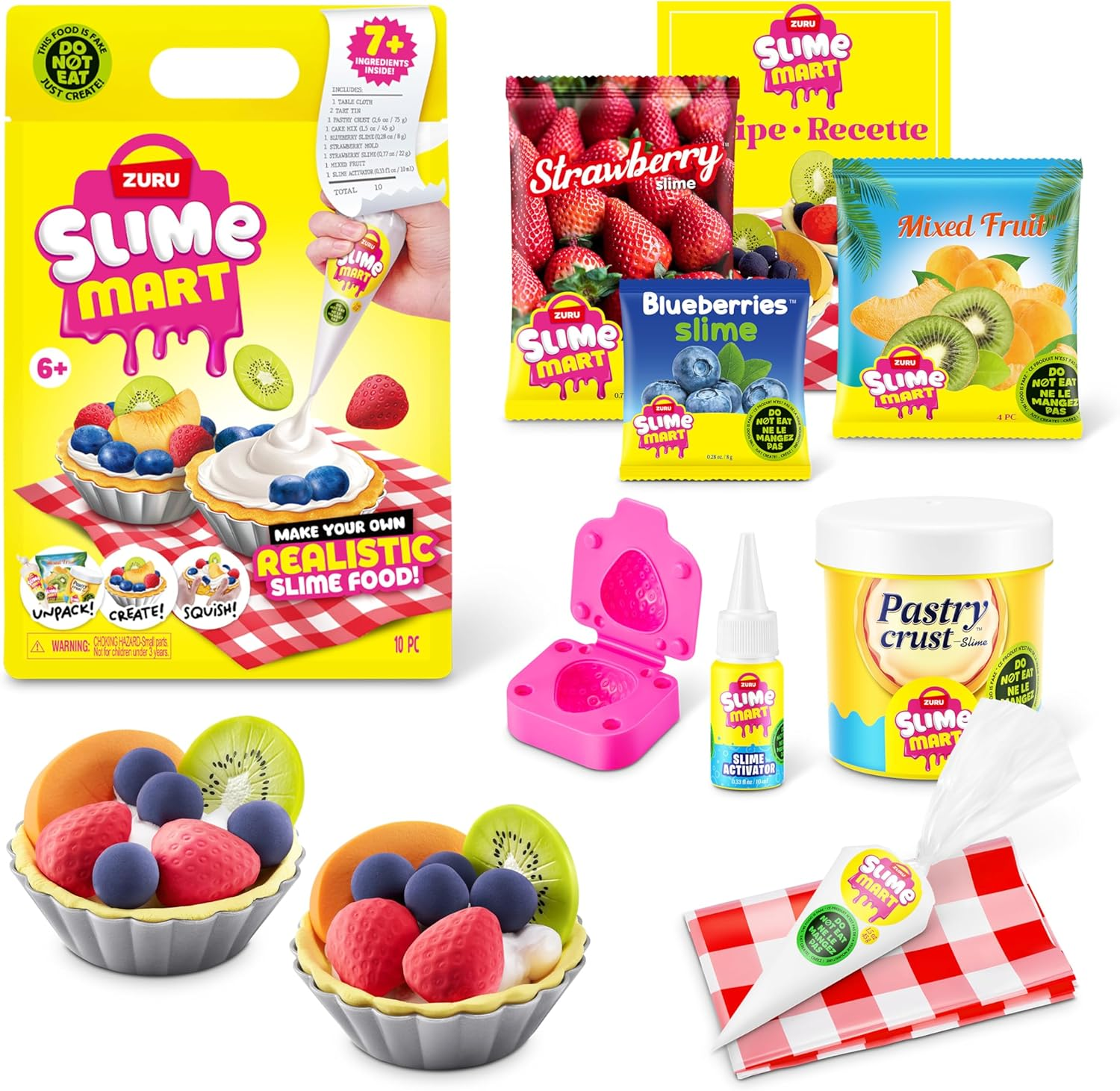 ZURU Slime Mart - Small Shopping Bag Series 1 - Fruit Tart image number 1
