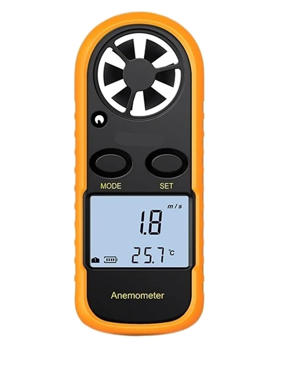 Anemometer, 3-In-1 Digital Wind Speed Meter, Backlight LCD, for Drones, Windsuing, Kite Flying
