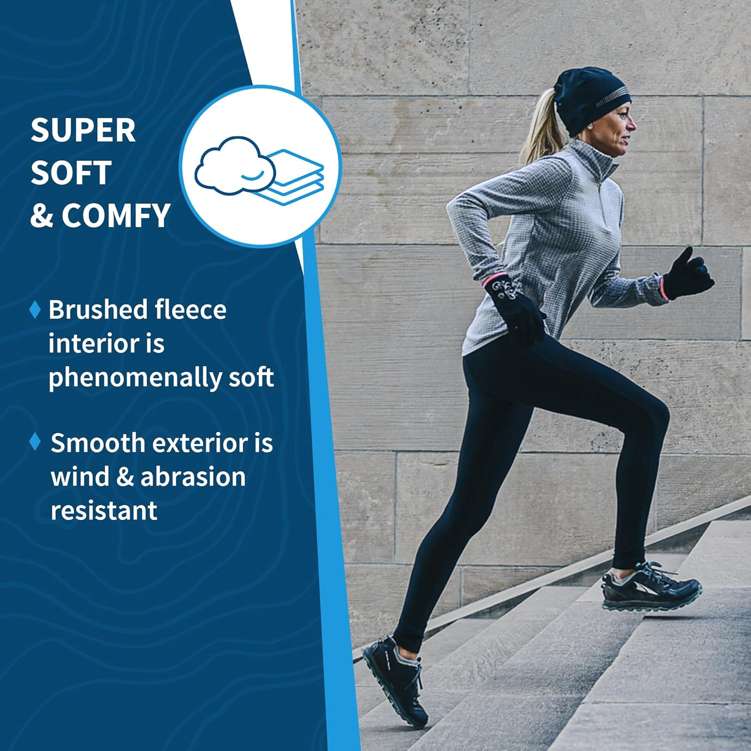 Trailheads Women&rsquo;S Running Gloves | Touchscreen Gloves | Power Winter Running Accessories image number 2