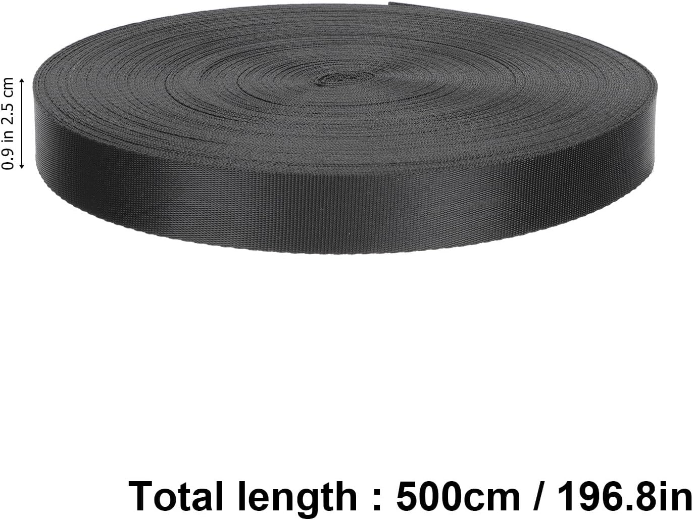 DRESSOOS Sturdy 1-Inch Nylon Webbing Strap 50M Roll for Pet Leash, Backpack Cargo Tie, Gardening and Craft Use, Portable Convenient Package Strap for Travel and Outdoor Gear image number 2