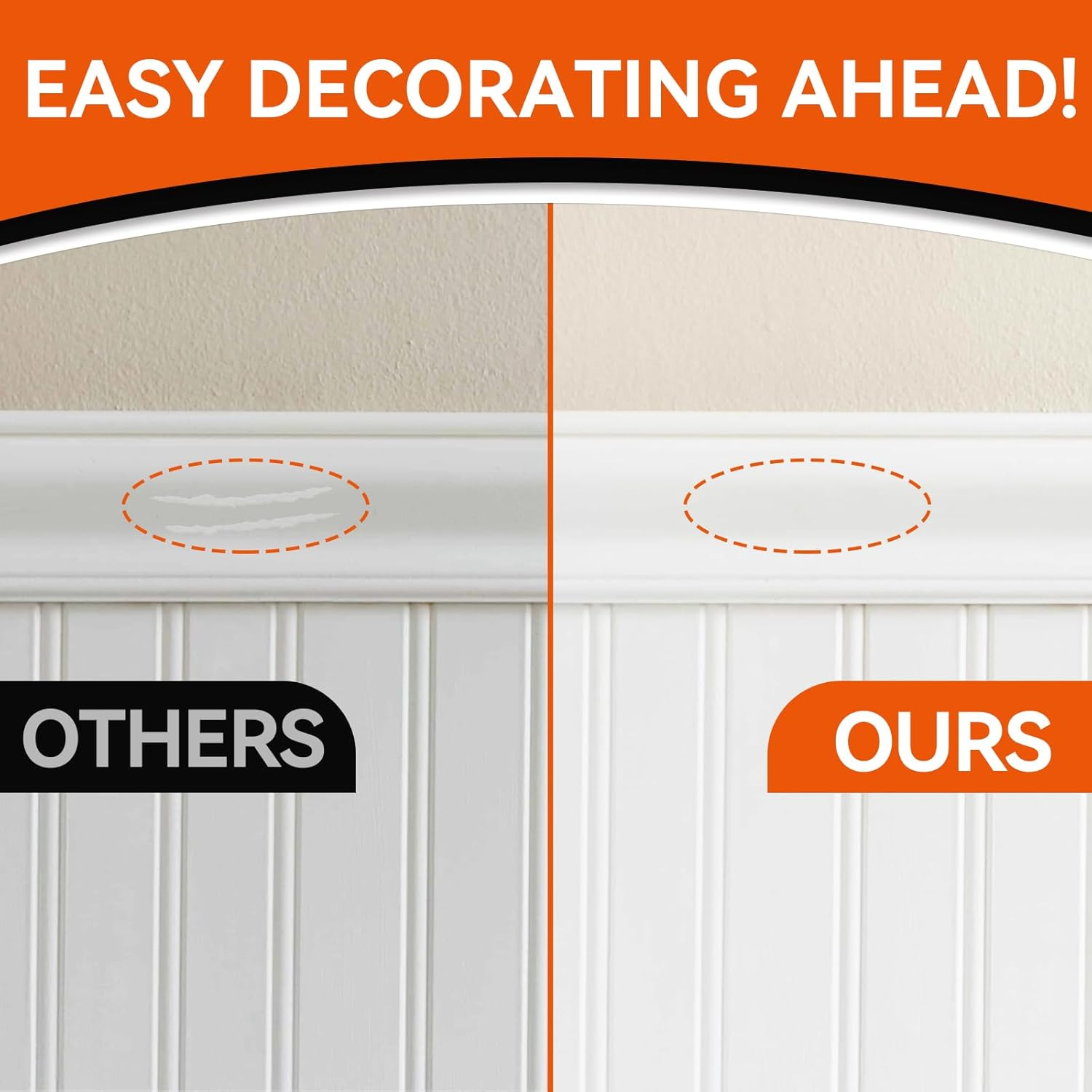 Brohood White Touch up Paint, Appliance Kitchen Cabinet Bathtub Paints for Wall, 30ML Multi Surface Touch up Paint Pen, Semi Gloss White Wall Paints for Enamel Porcelain Door Furniture Chips Scratches