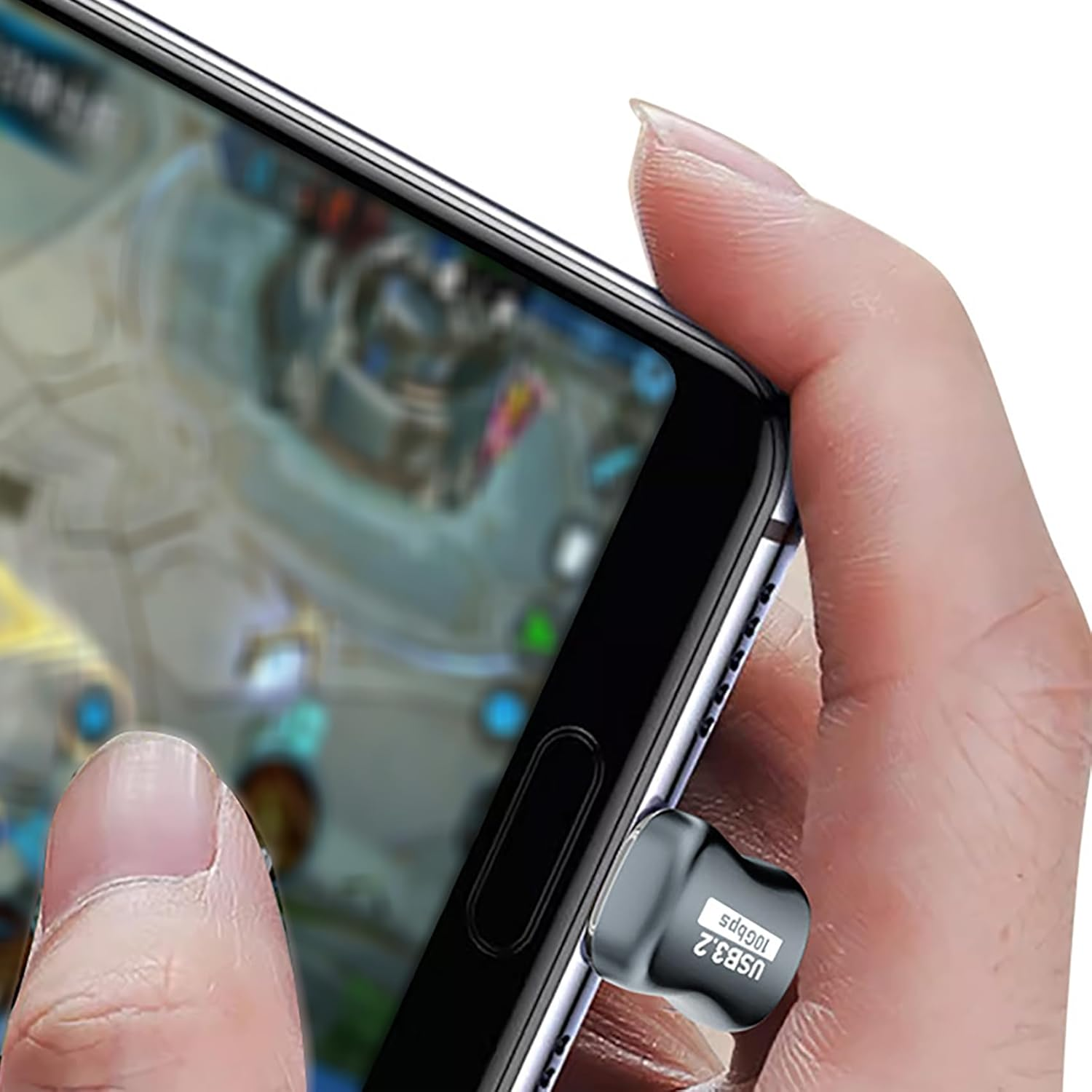 Tunghey 180 Degree U Shape USB C to USB C 3.1 Gen 2 Cable 10Gbps Data Transfer, 4K Video Output Monitor Cable 100W PD Fast Charging, for 15Pro/15Promax/15/15Plus, Ma-Cbook (1.5M) - 0.5M image number 4