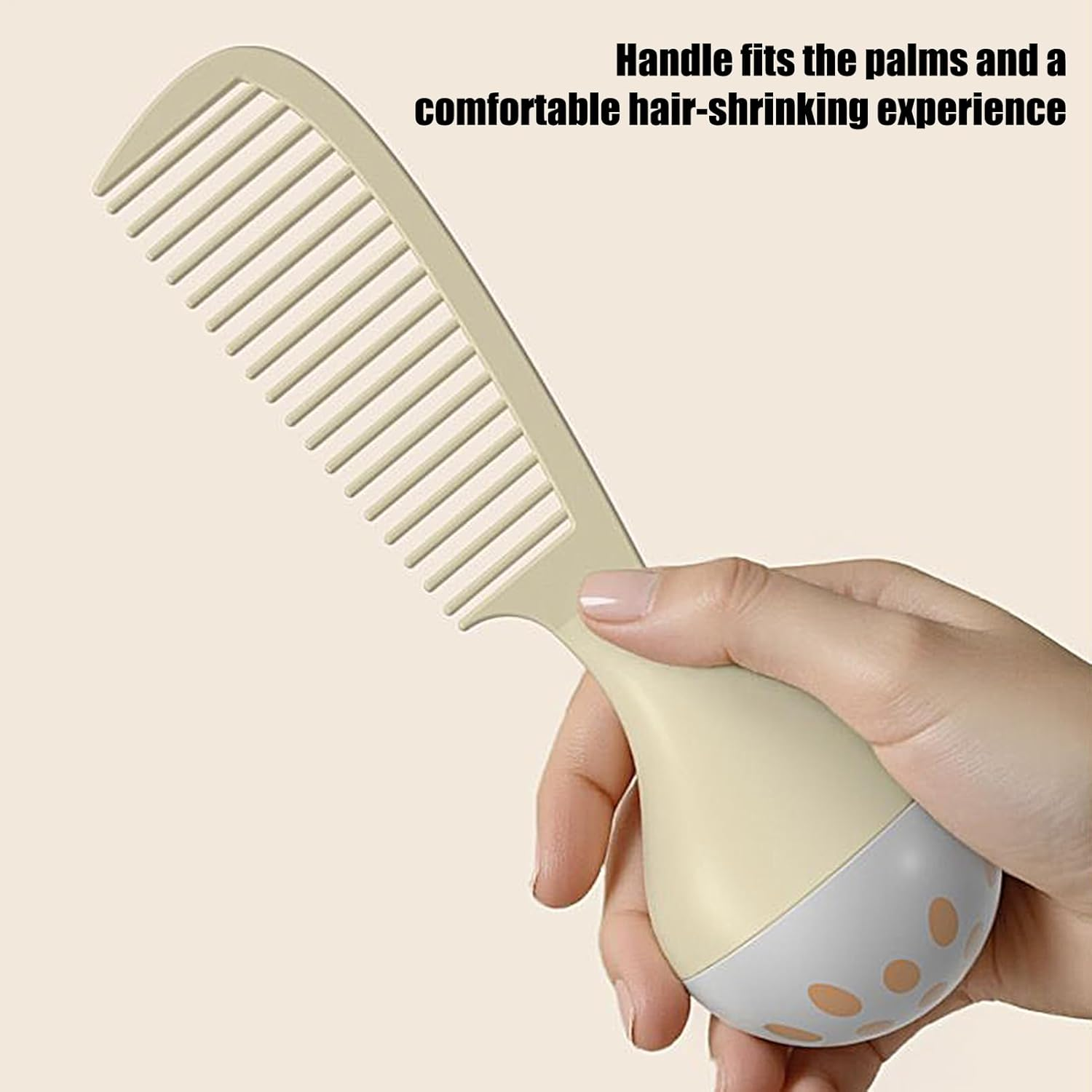 Jiimhte Hair Comb,Self-Standing Hair Comb with Weighted Base | Secure Grip Styling Tool with Comfort Handle for Wife Sister Daughter Friend image number 2