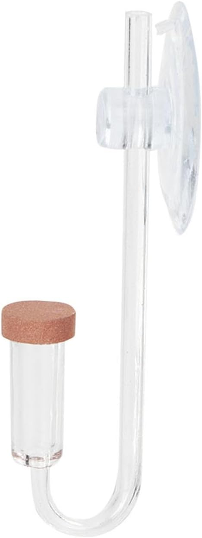 Carbon Dioxide Diffuser, Fish Tank CO2 Mini Acrylic Transparent Atomizer Bubble Counter Air Pump Accessories Check Valve with Suction Cup Durable for Aquarium Plants Water Grass image number 3