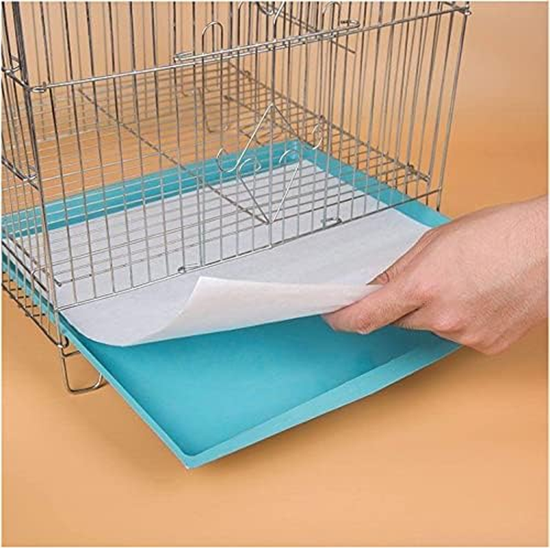 Bird Cage Liner Papers, 100 Sheets 12.2&times;10In Non-Woven Bird Cage Liners, 4 Size to Choose, Precut Absorbent Bird Paper (12.2&times;10In, 100 Sheet) image number 3