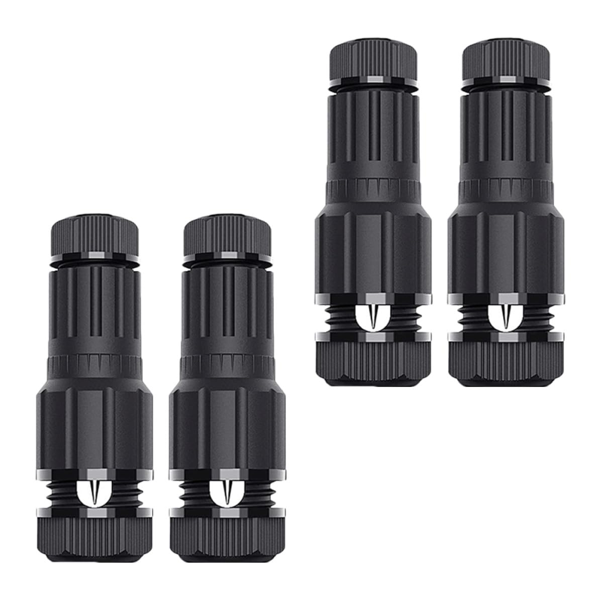 Didiseaon 4Pcs Low Voltage Wire Connectors Waterproof Electrical Connectors for Landscape Lighting with Twist Lock, Suitable for Garden Lights Wiring and Outdoor Use image number 3