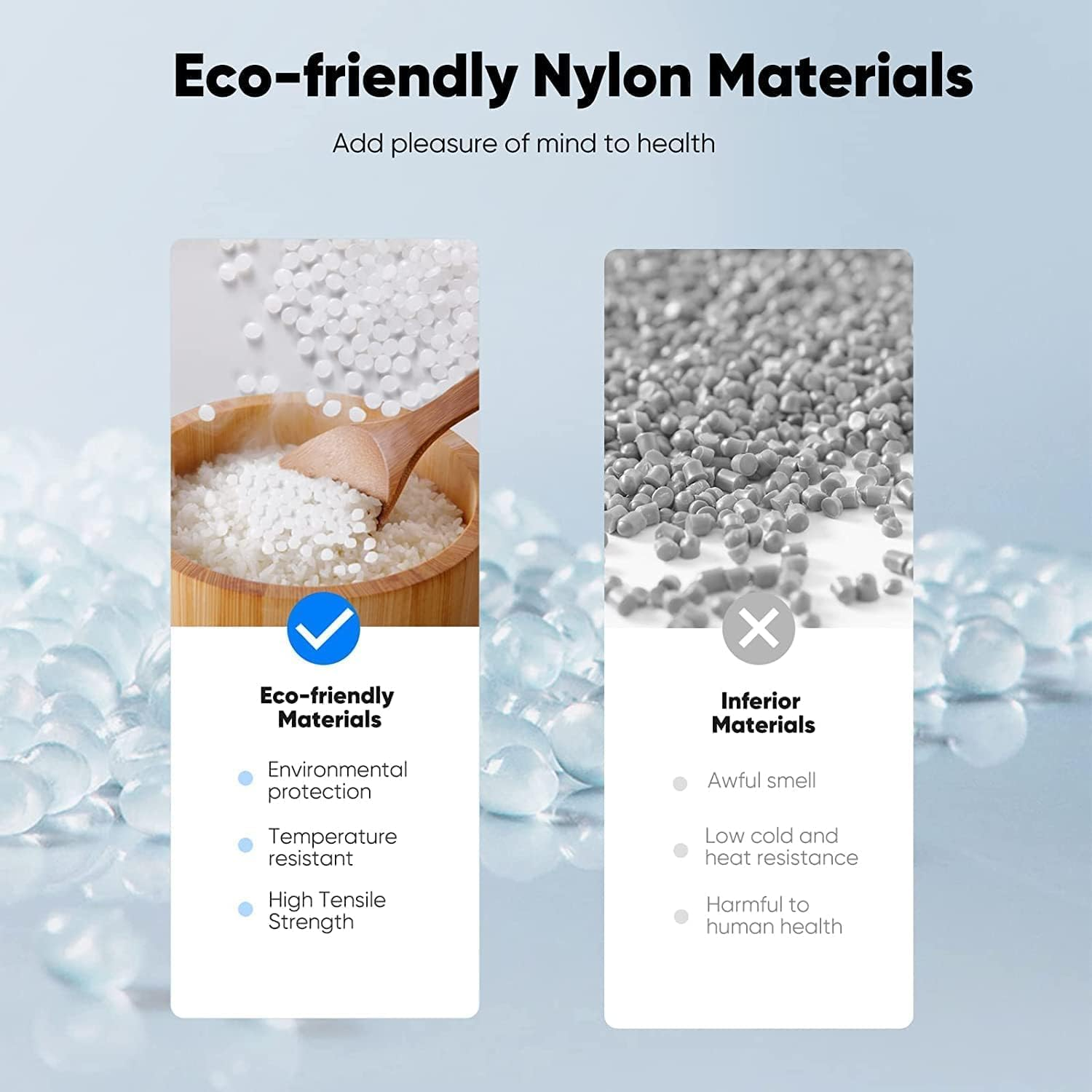 Zip Ties Assorted Sizes 4/6/8/10/12 Inch, 500 Pack, White Cable Ties for Multi-Purpose, Nylon/Plastic Wire Ties for Home Improvement, Office & Outdoor Use image number 3