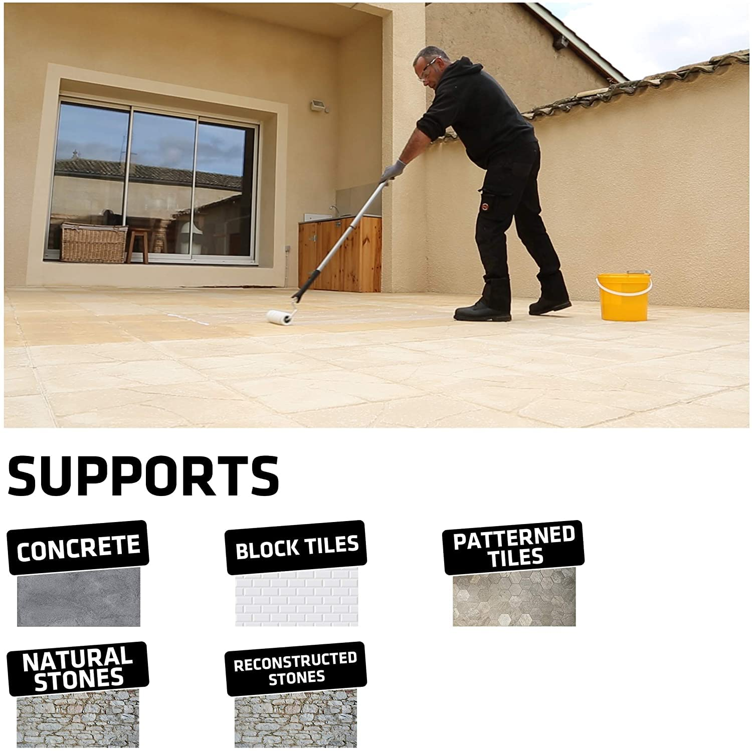 Sika Patio Seal - Paving Sealer, Clear, 5 Litre image number 5