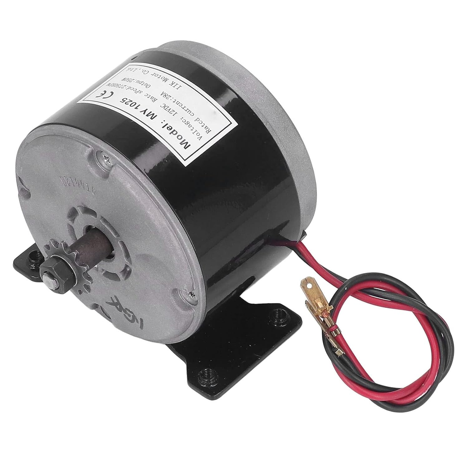 High Speed Brushed DC Motor, Wear Resistant Long Service Life 12V 250W Brushed Motor High Efficiency for Electrocar for Electric Scooter image number 4