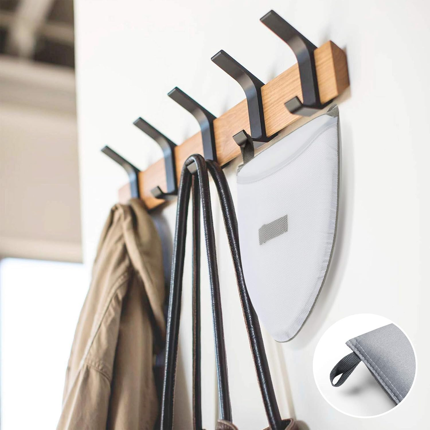 Garment Steamer Ironing Glove Waterproof anti Steam Mitt with Finger Loop Portable Mini Ironing Board Household Ironing Pad Sponge Steam Ironing Gloves Hand-Held Mini Ironing Pad image number 4