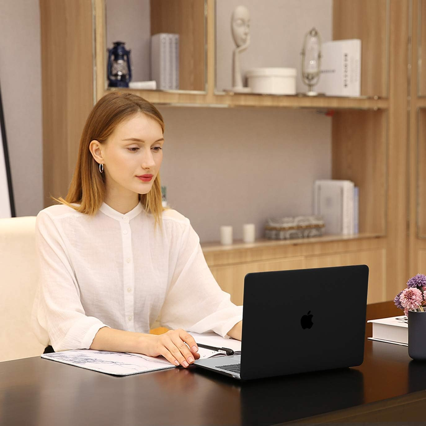 MOSISO Compatible with Macbook Pro 13 Inch Case M2 2025, 2024, 2023-2016 A2338 M1 A2251 A2289 A2159 A1989 A1708 A1706, Plastic Hard Shell&Keyboard Cover&Screen Protector&Storage Bag, Black - Baby Pink image number 7