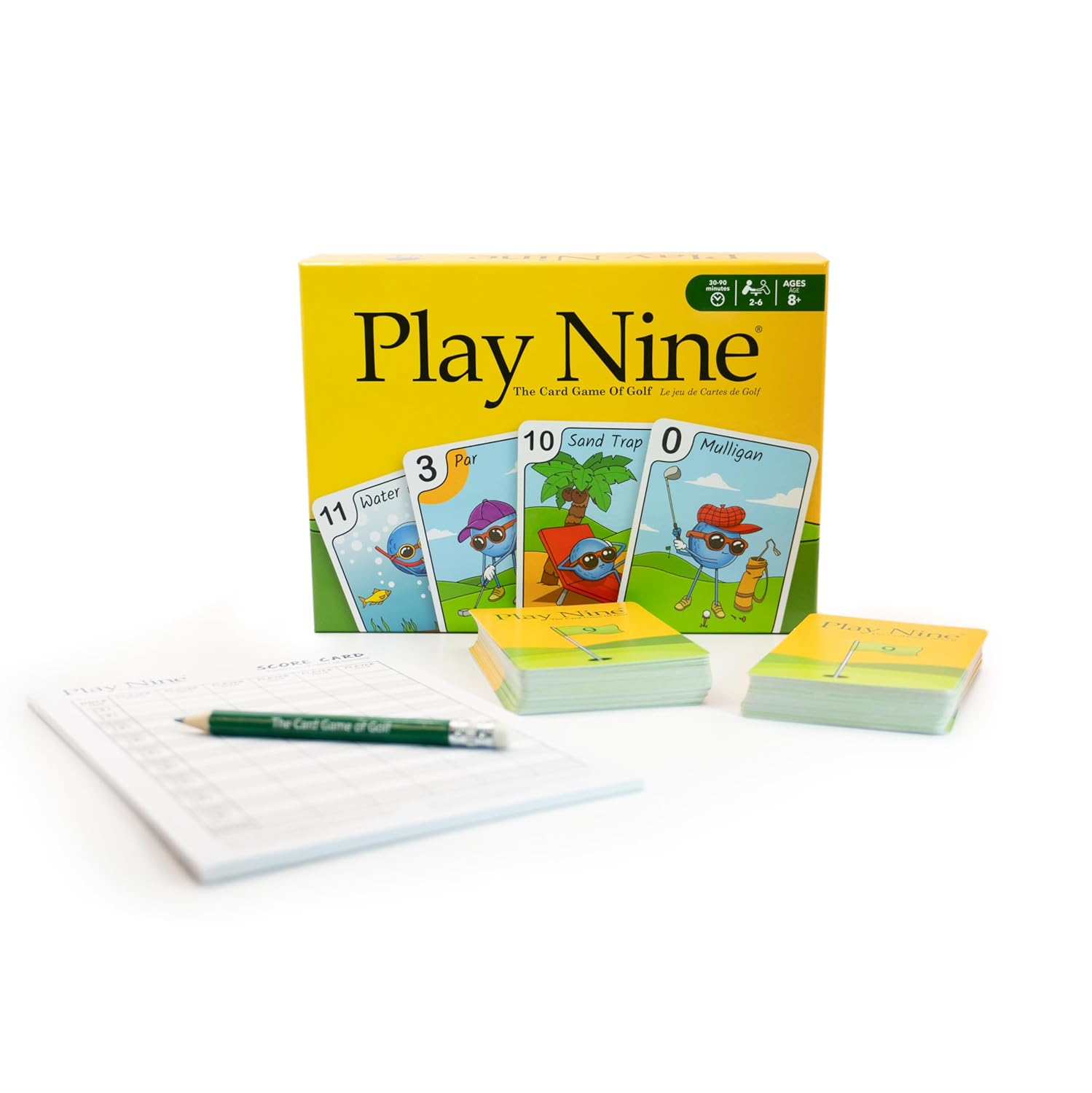 Play Nine - the Golf Card Game for Friends & Families, Fun Strategy Game for Couples, Easy to Play Card Game with Kids, Teens & Adults image number 1