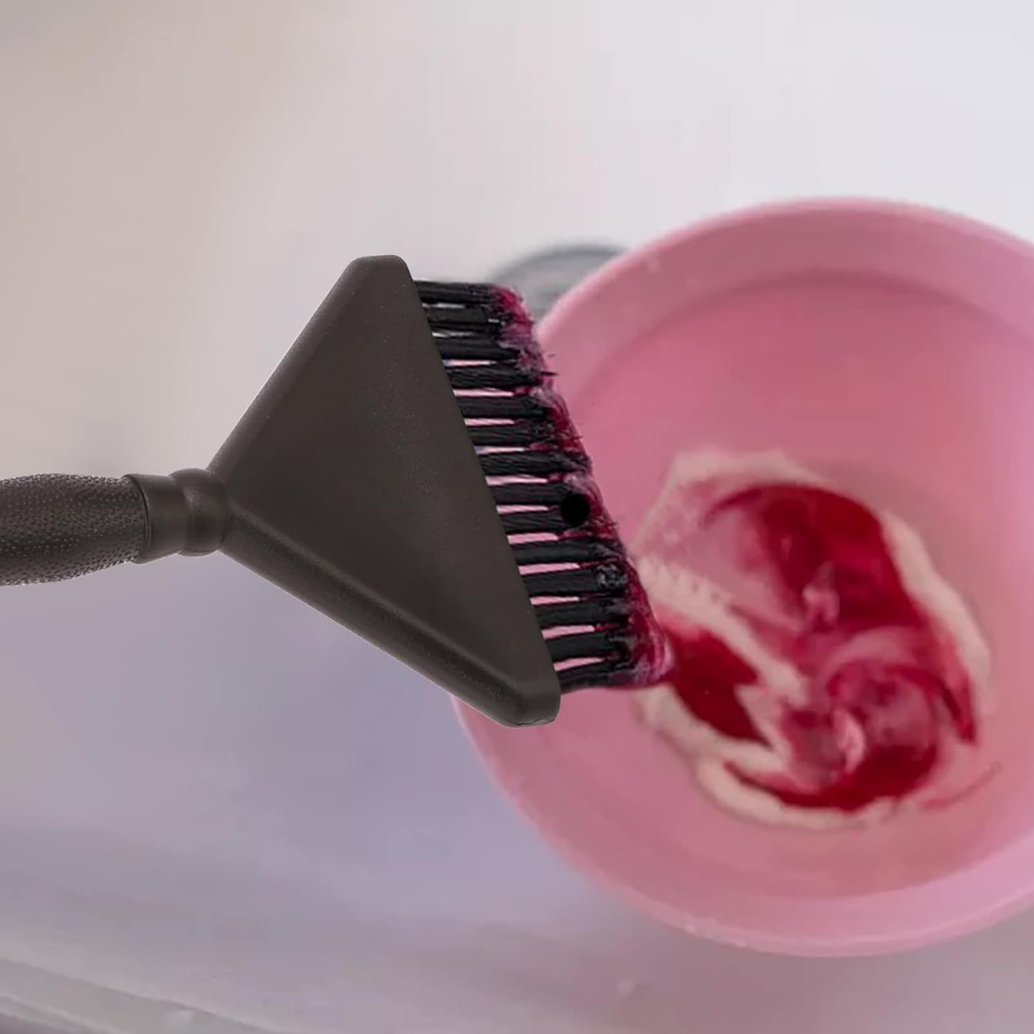 Hair Dye Brush Set - Family Pack Coloring Brushes in Bulk, Tint for Precise Application - 3 Pack (Black) - Black image number 5