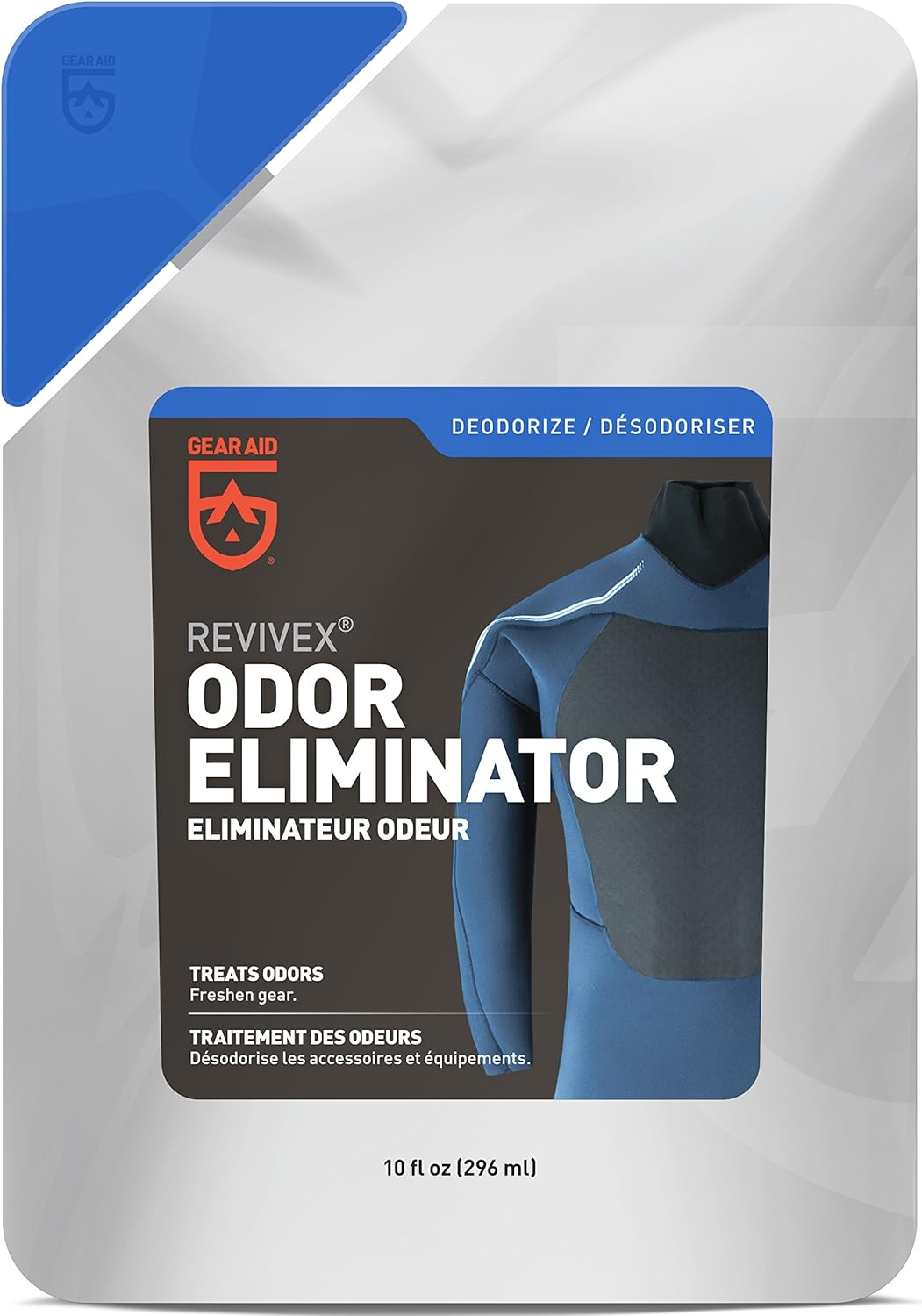 GEAR AID Revivex Odor Eliminator, All-Natural Formula for Tents, Footwear and Sports Gear, 10 Fl Oz image number 1