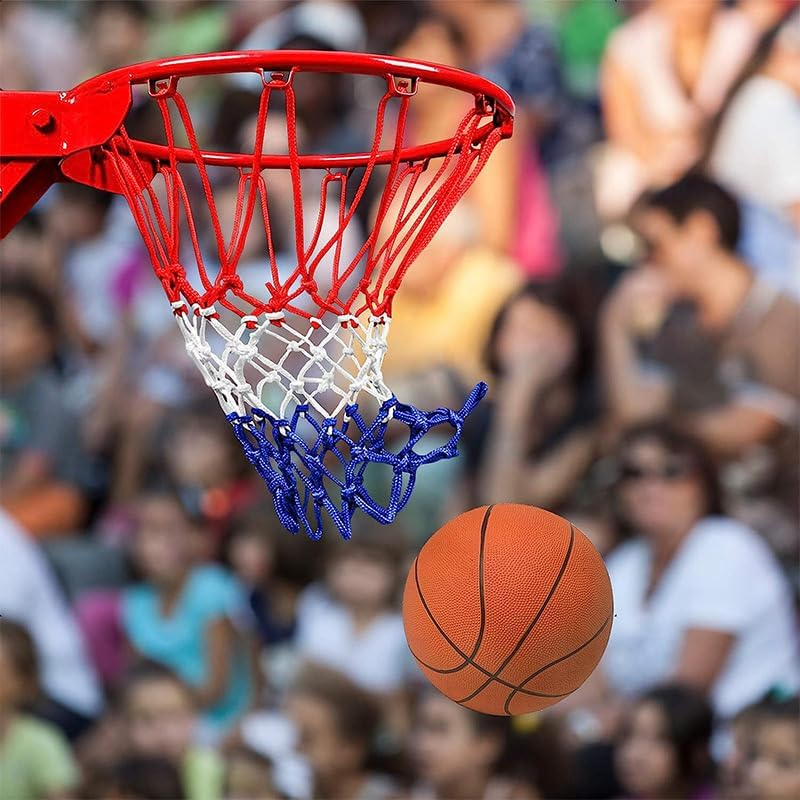 CENZICOM Basketball Net, Upgrade Thick Professional Basketball Nets Replacement Heavy Duty Outdoor Professional Basketball Hoop Net for All Weather-12 Loops image number 6