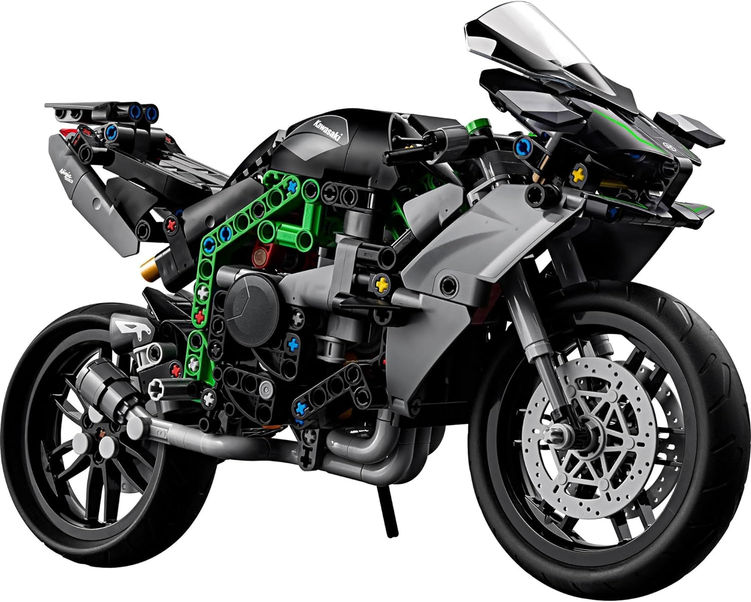 LEGO Technic Kawasaki Ninja H2R Motorcycle Set, Vehicle Building Toy for 10 plus Year Old Boys & Girls, Collectible Motorbike Model Kit, STEM Kids Toy 42170 image number 6