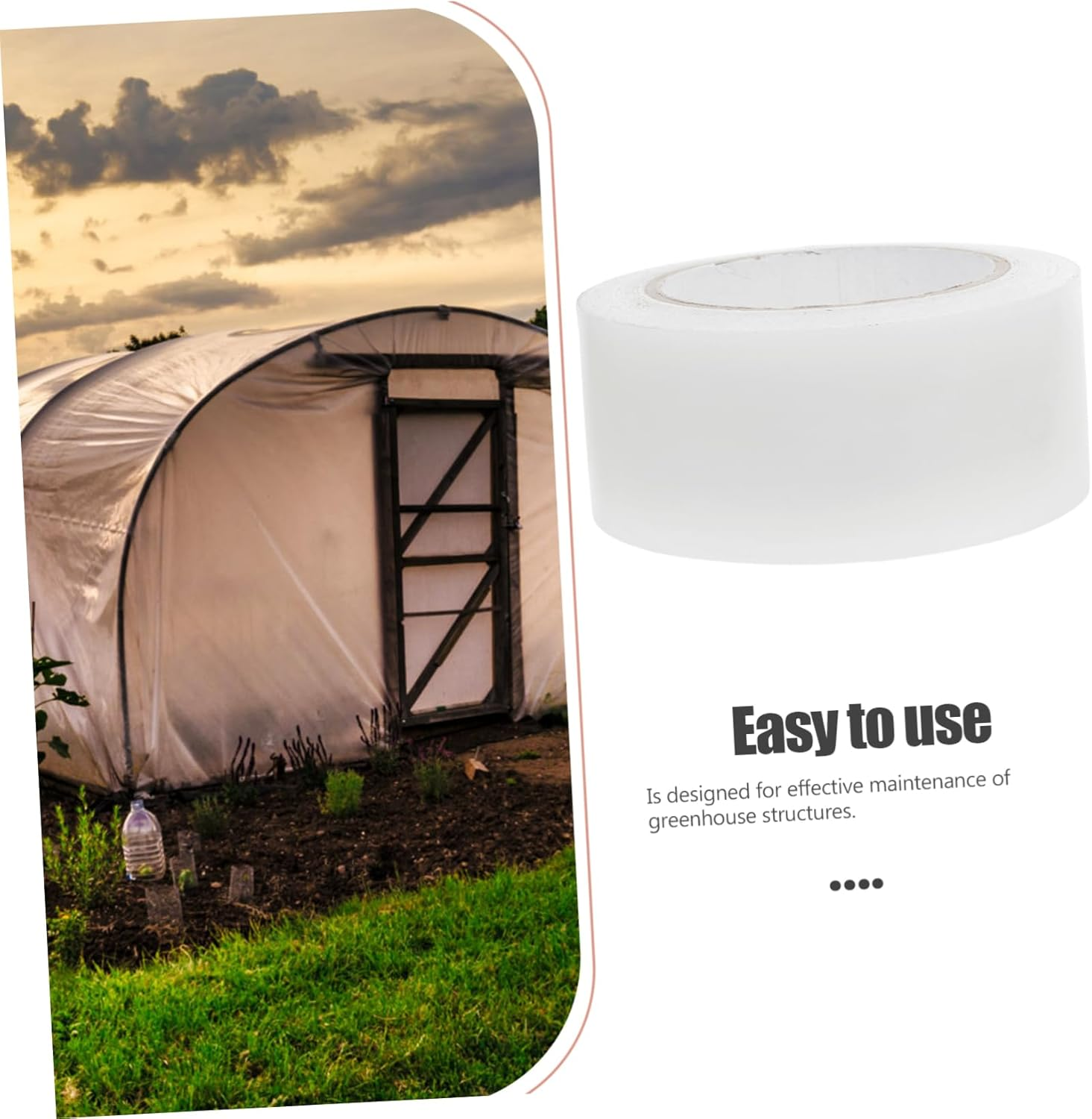 CANIGHT Sticky Adhesive Tape for Greenhouse Film 25M Double-Sided Tape Weatherproof Adhesive Patch Maintenance image number 5