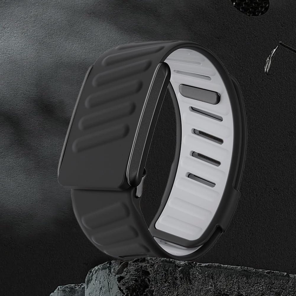 Generic Wrist Band Silicone Soft Breathable Sports Wristband Waterproof Fitness Tracking Strap Band Replacement Sweatproof Silicone Band for Whoop 4.0 Heart Rate Monitor