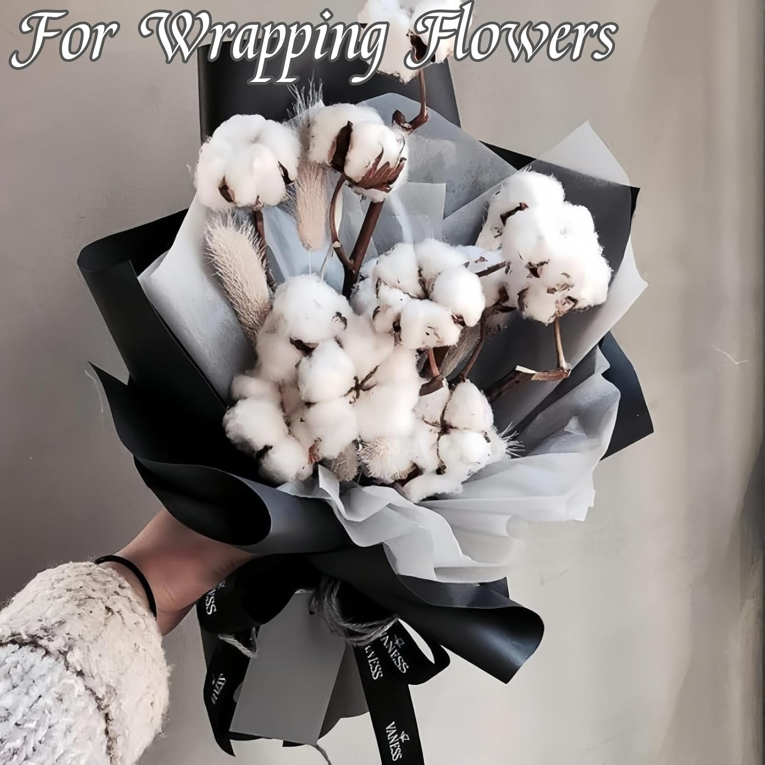 ZCOINS Black Paper Rolls 1.25 X 32.8Ft/ 38Cm X 10M Recycled Paper for Wrapping, Packing, Drawing, Moving, Gift Wrapping, DIY Arts Crafts Supplies, Table Liners image number 6