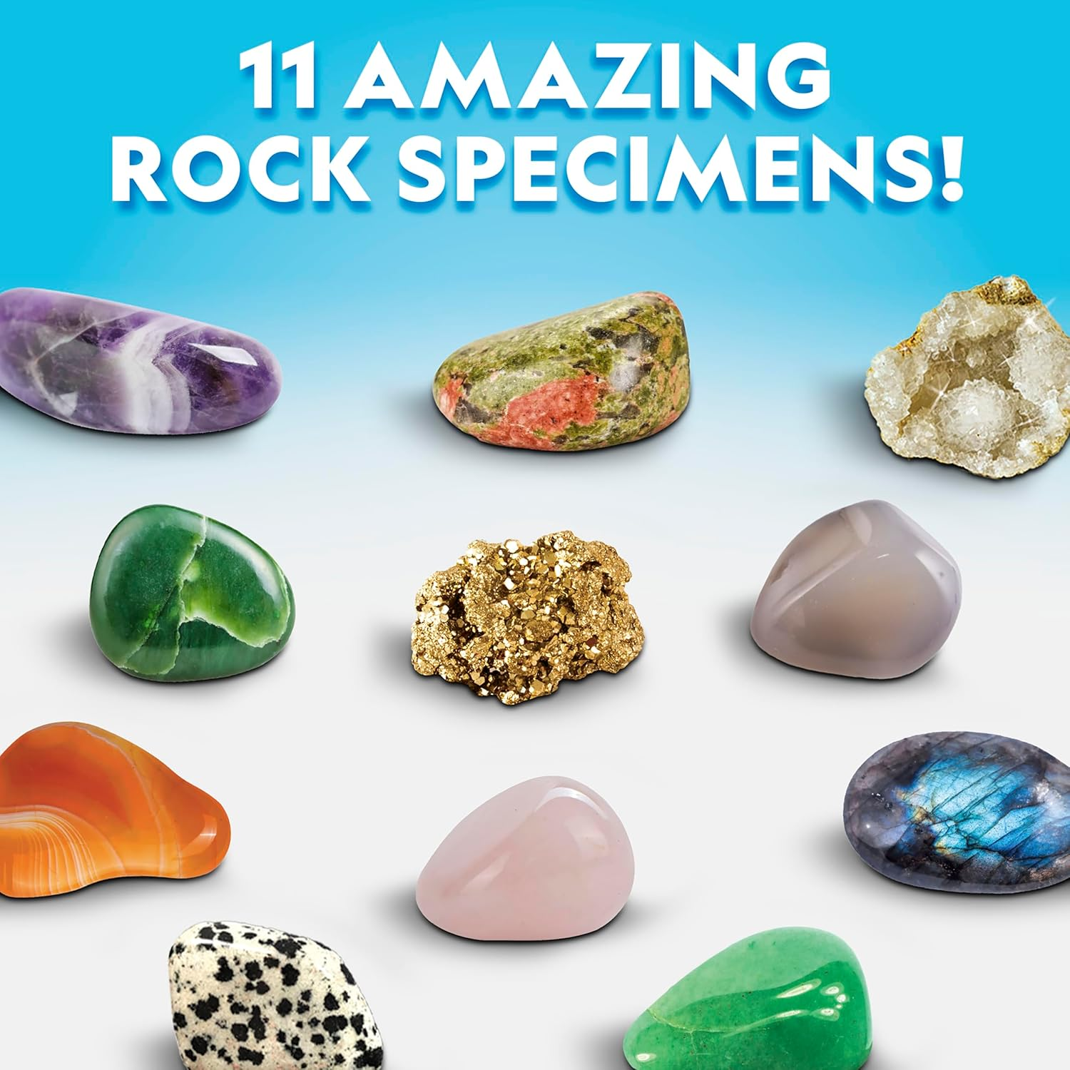 National Geographic 2025 Science Kit & Rock Collection Advent Calendar &ndash; Science Christmas Countdown Calendar with 24 Days of Science Experiments, Gemstones & More, STEM Projects for Kids Ages 8-12 image number 2