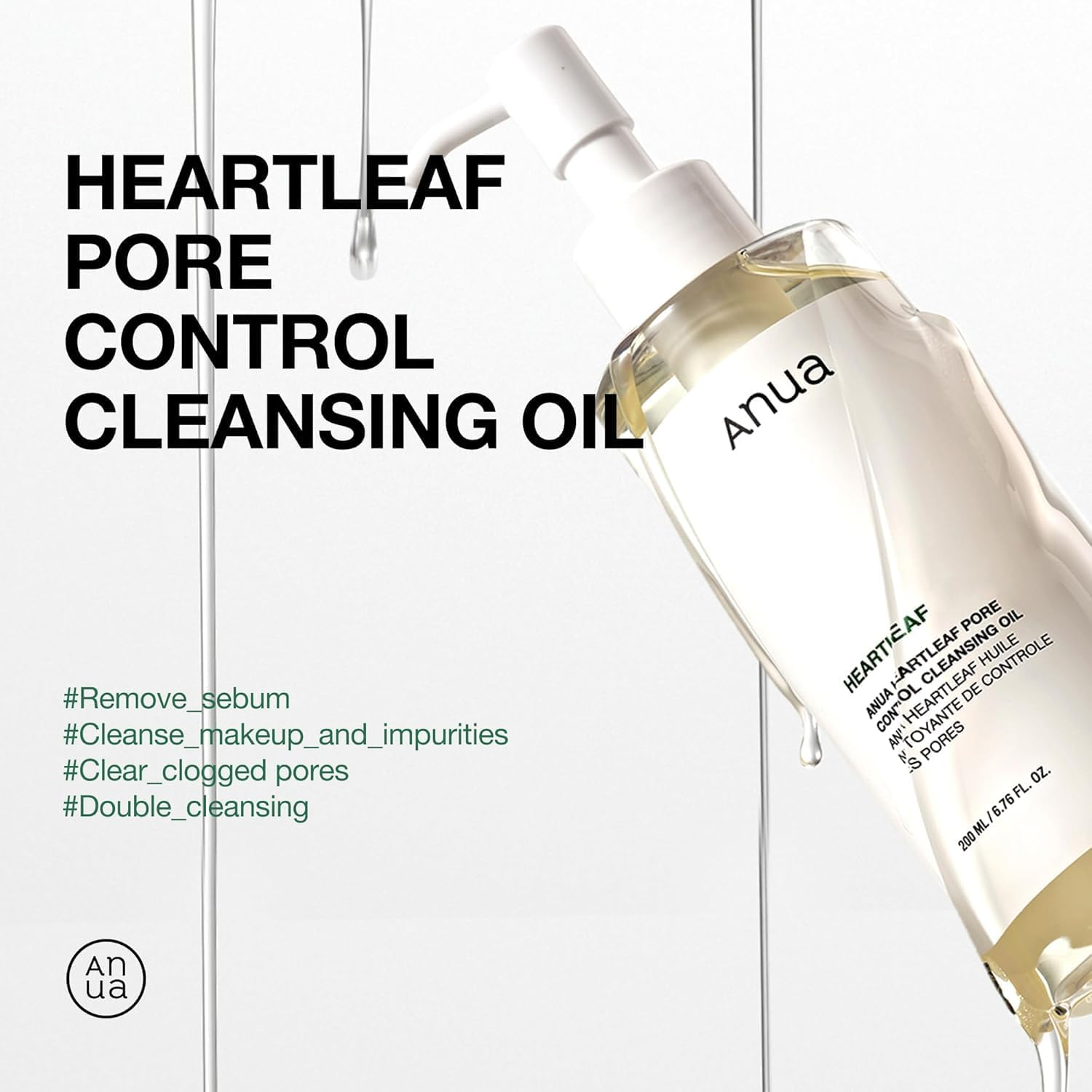 ANUA Heartleaf Pore Control Cleansing Oil MINI 20 Ml image number 3