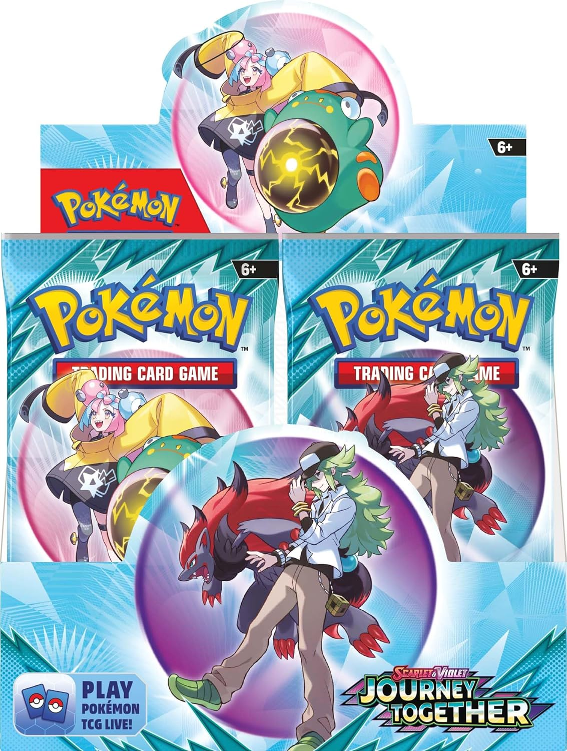 Pokemon TCG Scarlet & Violet 9 Journey Together Booster Display image number 2