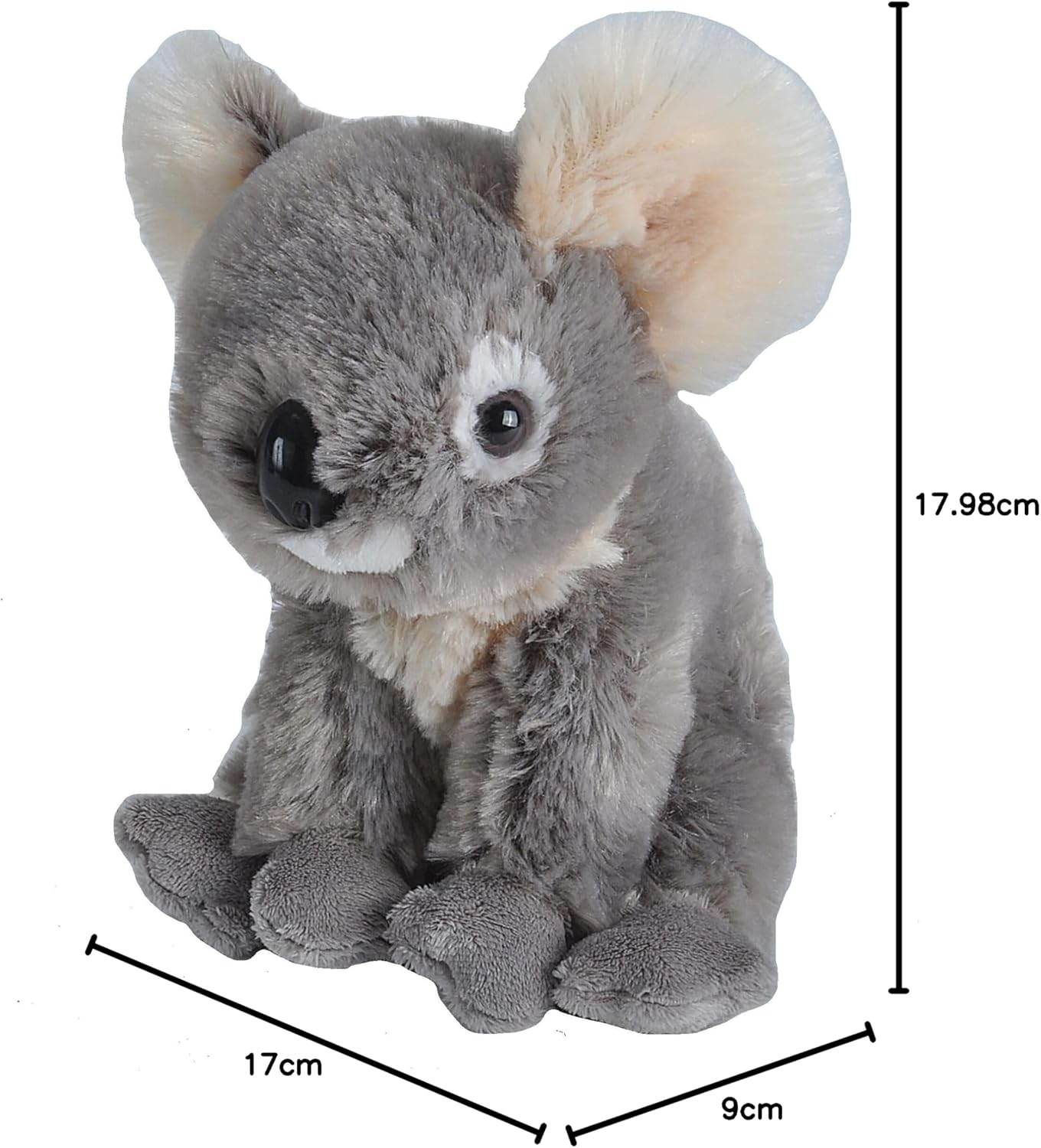 Wild Republic Cuddlekins Eco Mini Koala, Stuffed Animal, 8 Inches, Plush Toy, Fill Is Spun Recycled Water Bottles, Eco Friendly image number 2
