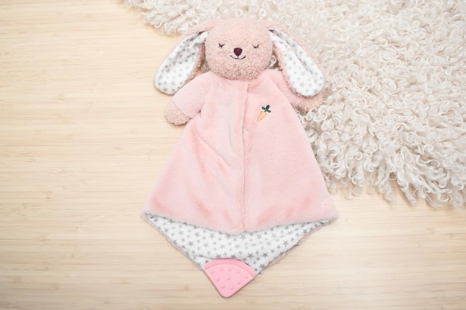 Koala Dream - CY20044 - Snuggle Buddy Berry Bunny Blanket - Soft Infant Comfort and Cuddly Companion image number 4