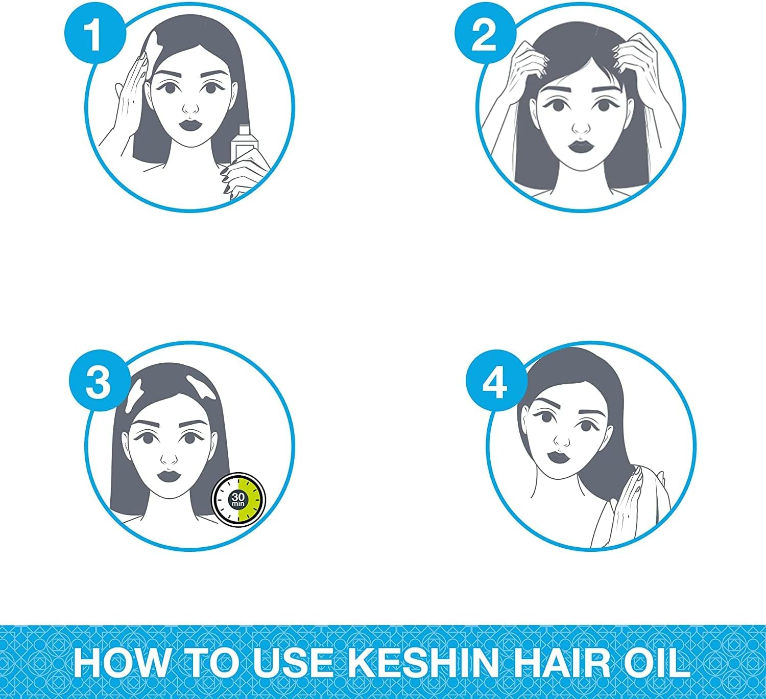 Omved Keshin Bhringraj Vegan Ayurvedic Hair Oil, 200Ml image number 5