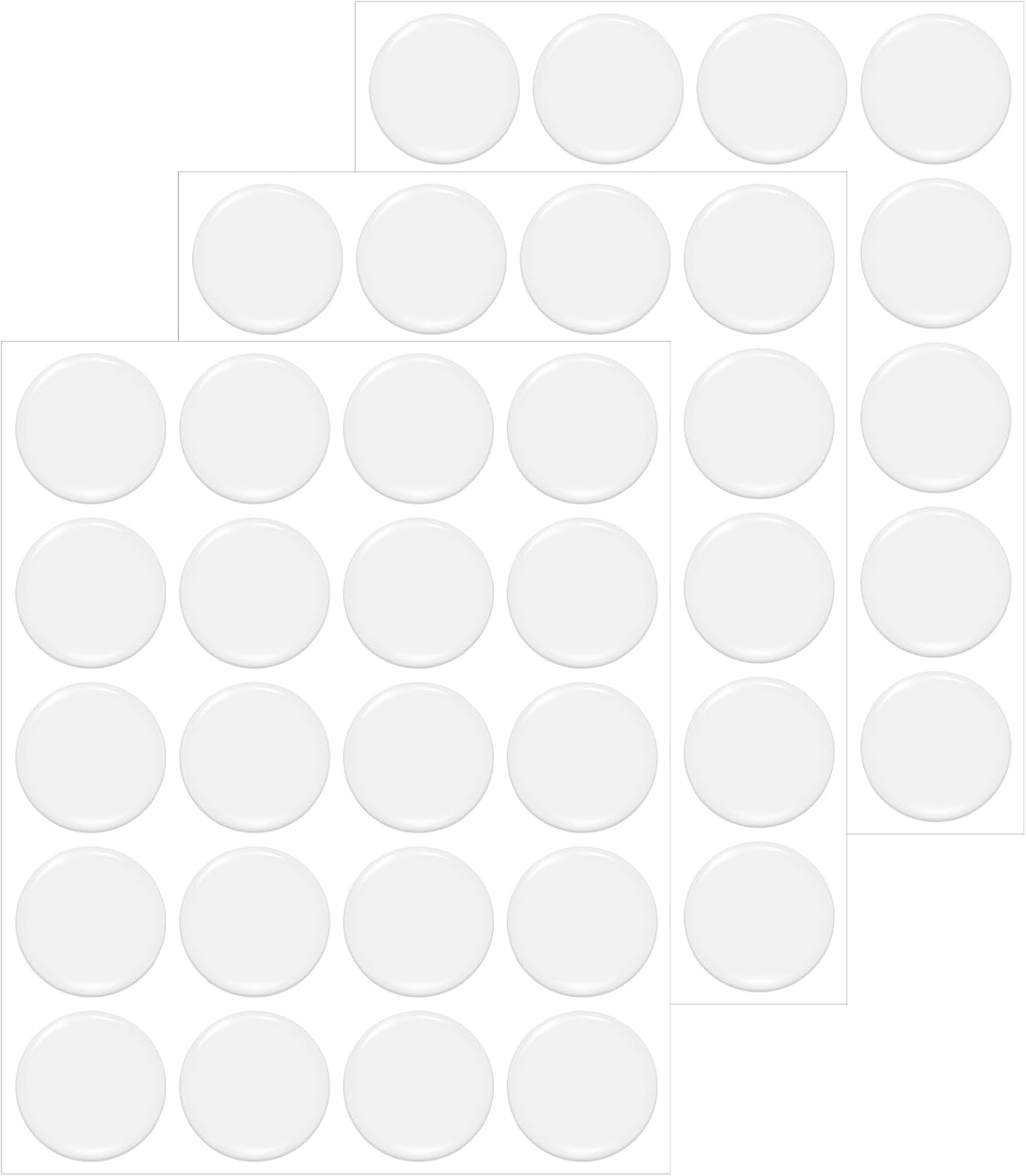 HAIKING Epoxy Resin Stickers, 60 PCS Clear round Dome Stickers for Bottle Cap, Pendant, Jewelry, Art Craft (25 Mm/1 In) image number 4