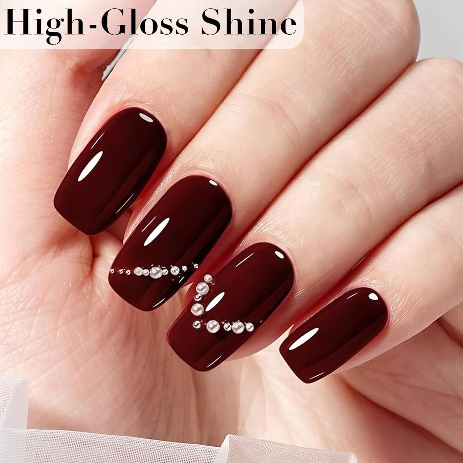 Quick-Drying Transparent Normal Air Dry Nail Polish Creamy Finish, Long-Lasting Chip Resistant for DIY Nail Art Manicure at Home image number 1