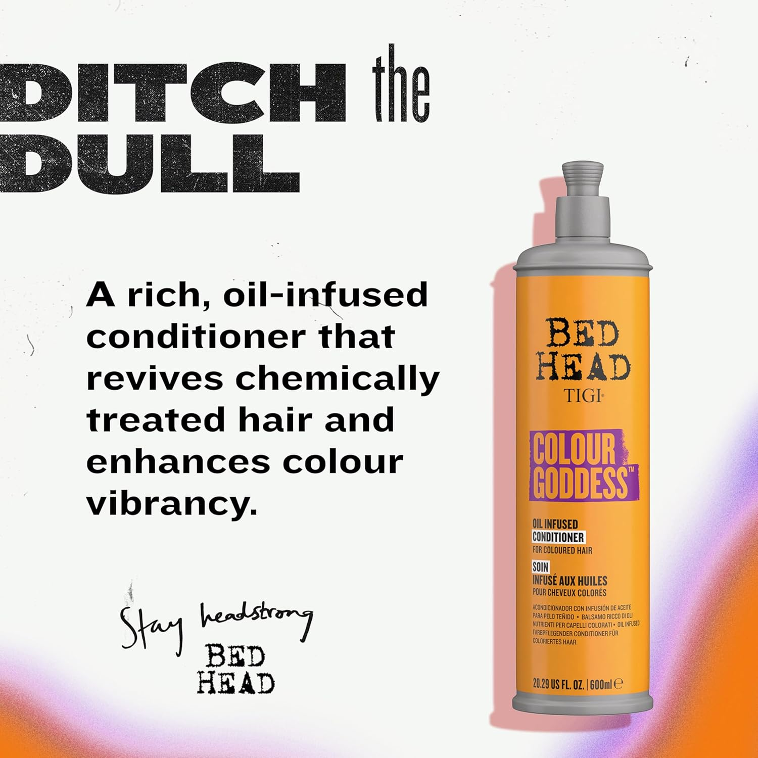 TIGI Bed Head by Colour Goddess Conditioner for Coloured Hair 600Ml image number 2