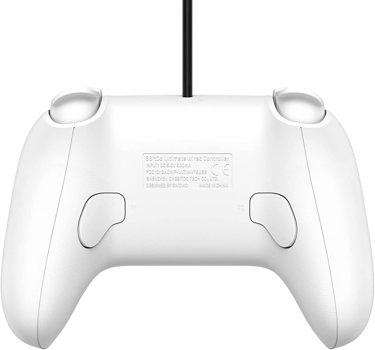 8Bitdo Ultimate Wired Controller, USB Wired Controller for PC Windows 10, Android, Raspberry Pi and Switch (White) image number 3