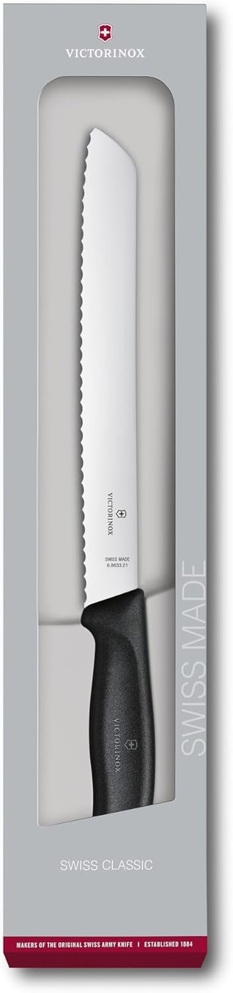 Victorinox 6.8633.21G Swiss Classic Bread Knife, Black image number 1